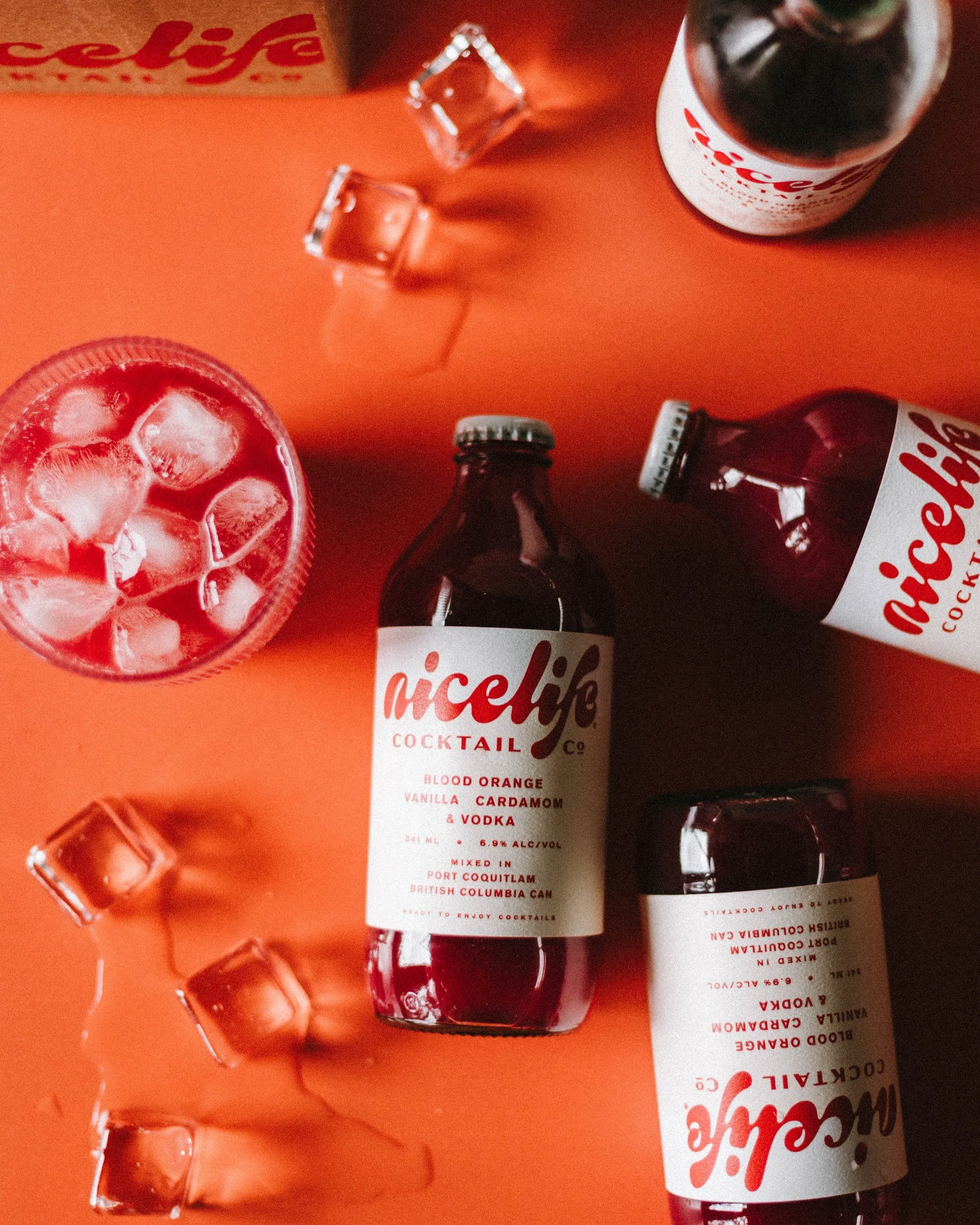 Brand photography for Nice Life Cocktails Co by Moments of Wild Photography