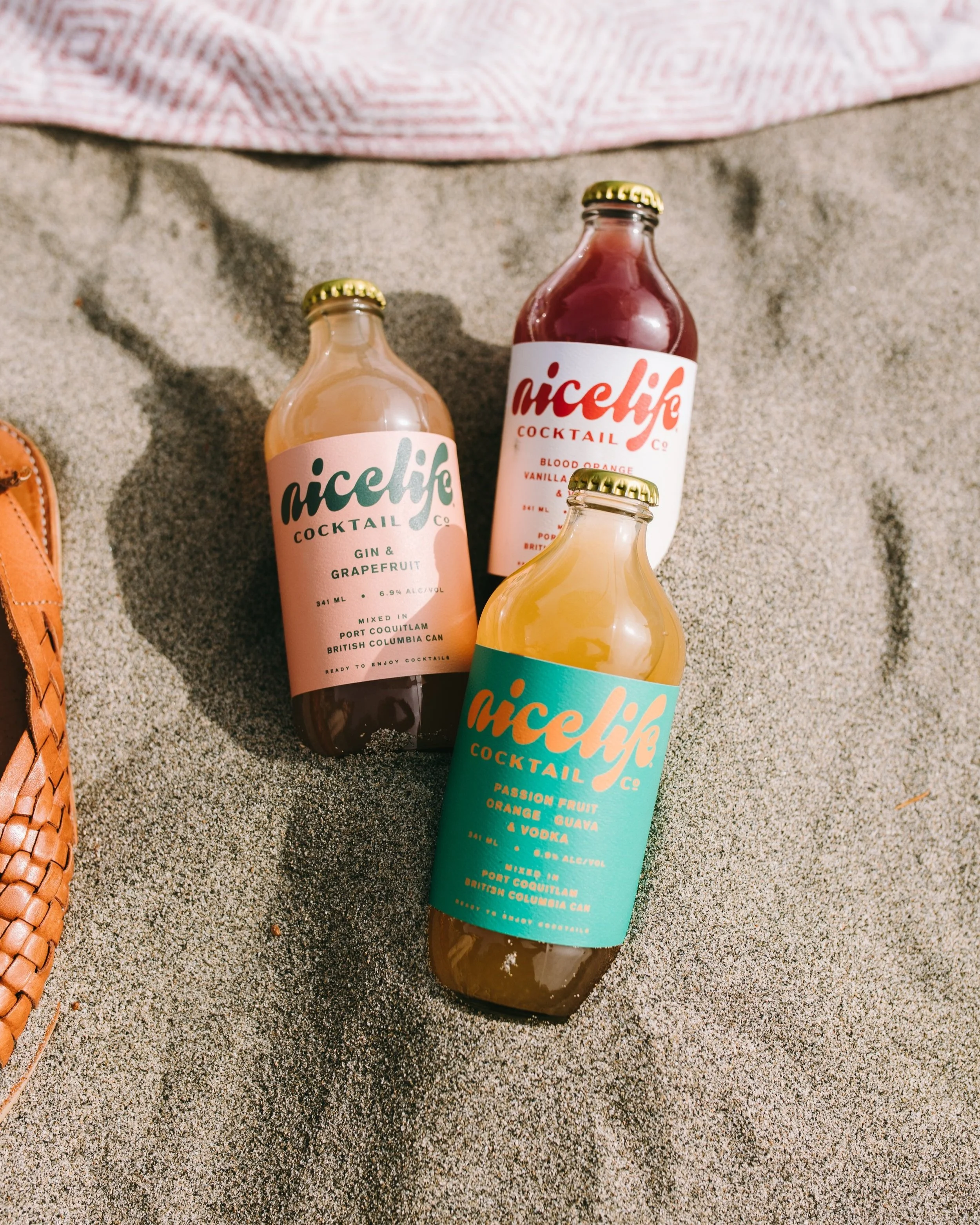 Cocktail brand photography for Nice Life Cocktails Co by Moments of Wild Photography