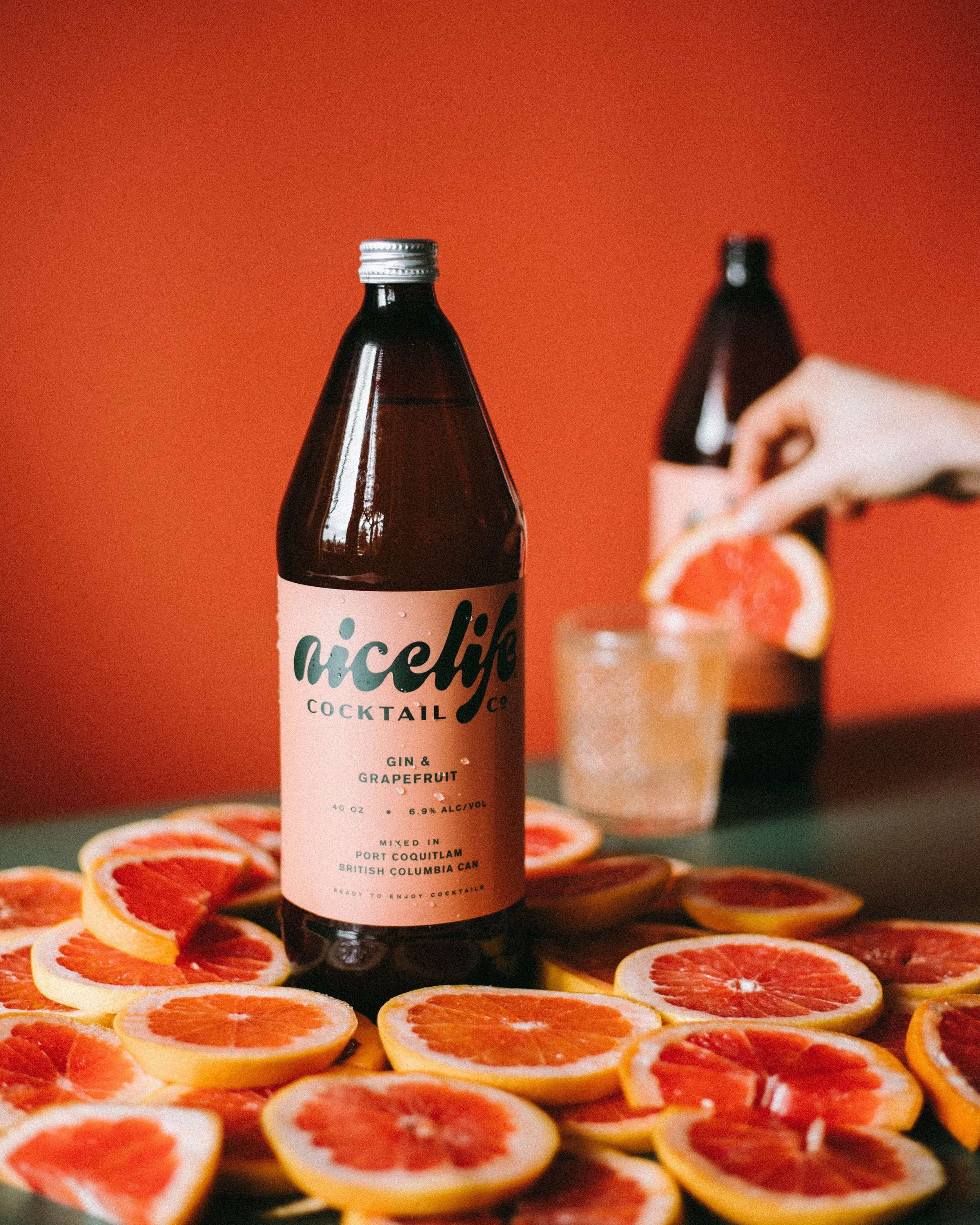 Brand photography for Nice Life Cocktails Co by Moments of Wild Photography