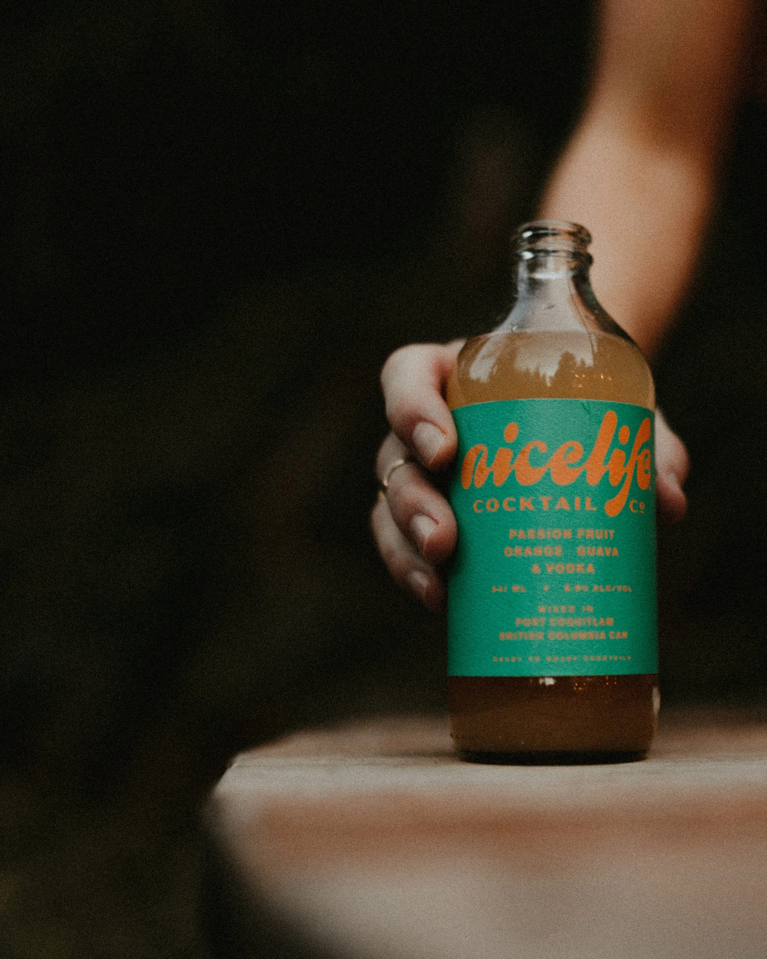 Cocktail photography for Nice Life Cocktails Co by Moments of Wild Photography