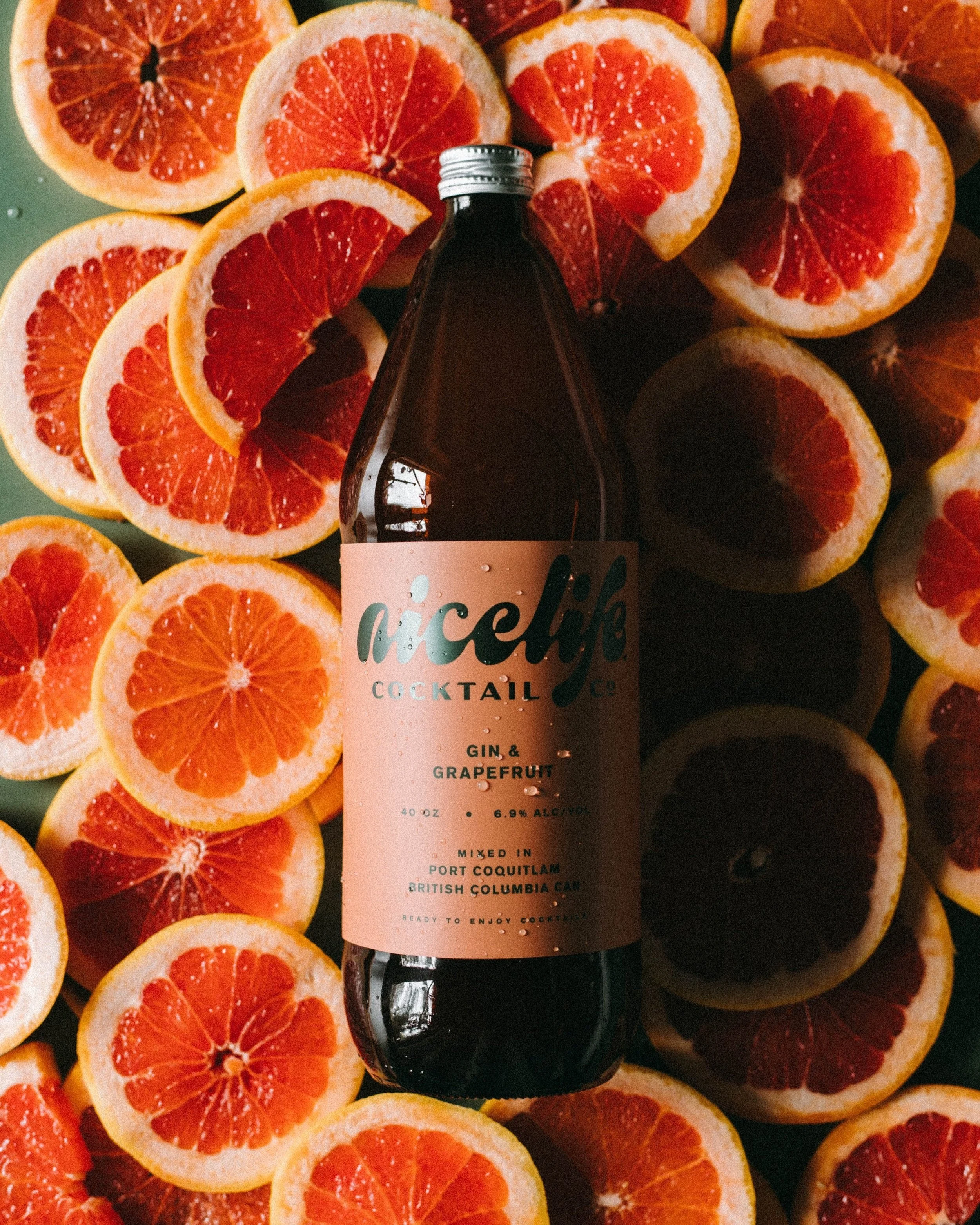 Brand photography for Nice Life Cocktails Co by Moments of Wild Photography