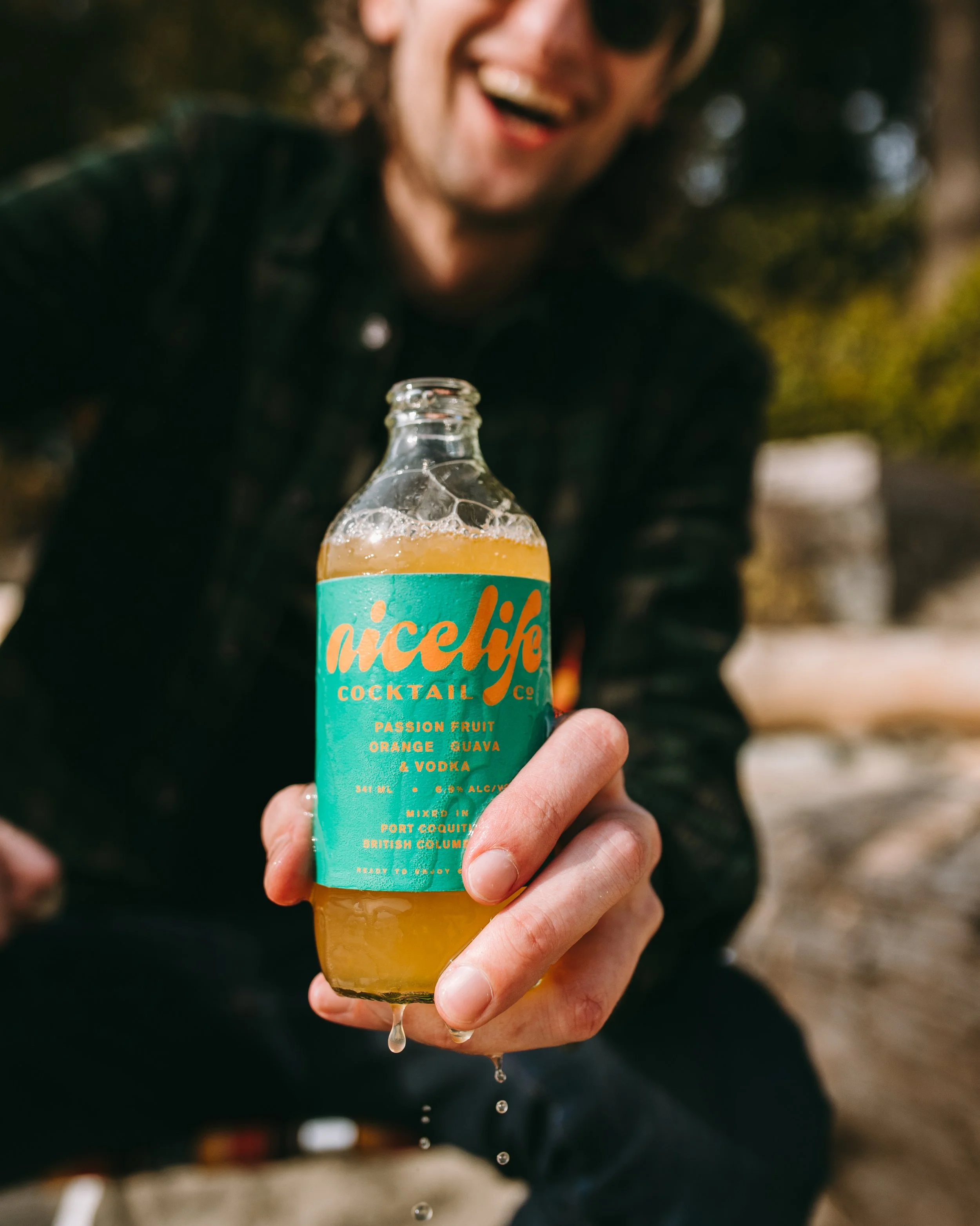 Cocktail brand photography for Nice Life Cocktails Co by Moments of Wild Photography