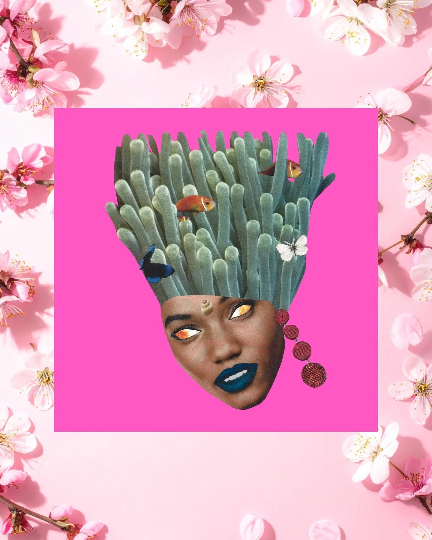 &ldquo;Coral&rdquo;, hand-cut paper collage 🌸🪸

&bull;

Presented by @nationallanding in partnership with @usanusan_ and @MOCAarlington, The Art of Pink is a featured event of the 2026 National Cherry Blossom Festival and is sponsored by Amazon. Th