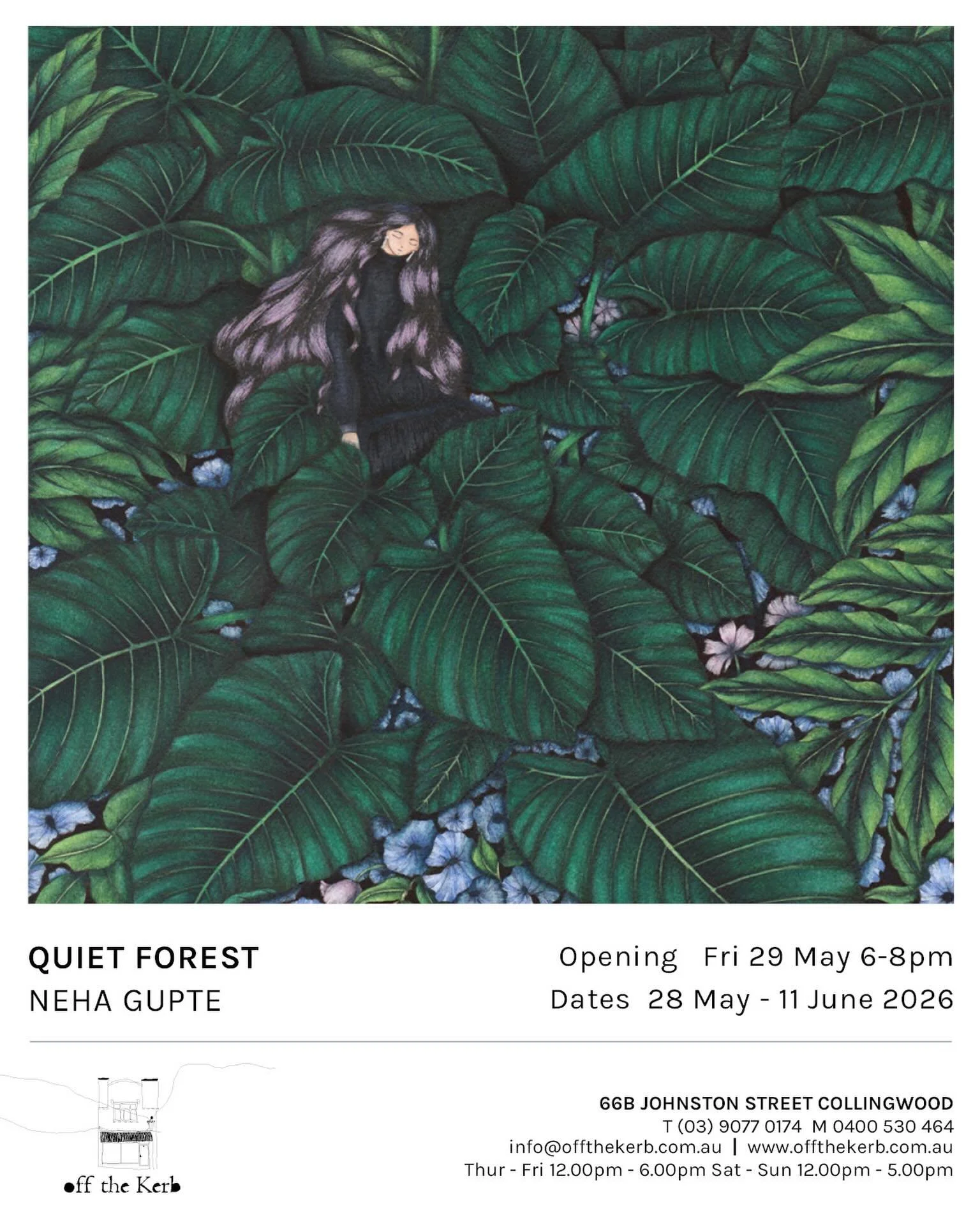 Hi all! 
I wanted to share the invite for my first solo exhibition happening at @offthekerbgallery in Melbourne from 28th May - 11th June. 

If you get a chance please check it out. 
If visiting in person is not possible you can have a look at the ar
