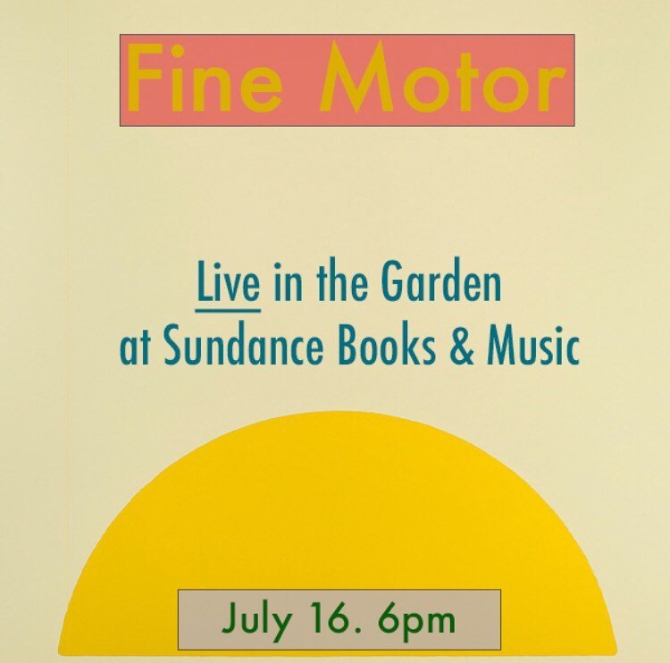 We&rsquo;re so excited to be back in the beautiful garden @sundancebooksandmusic this month for @renoisartown ! Our show is free and we&rsquo;re playing lots of brand new songs! Come on out!