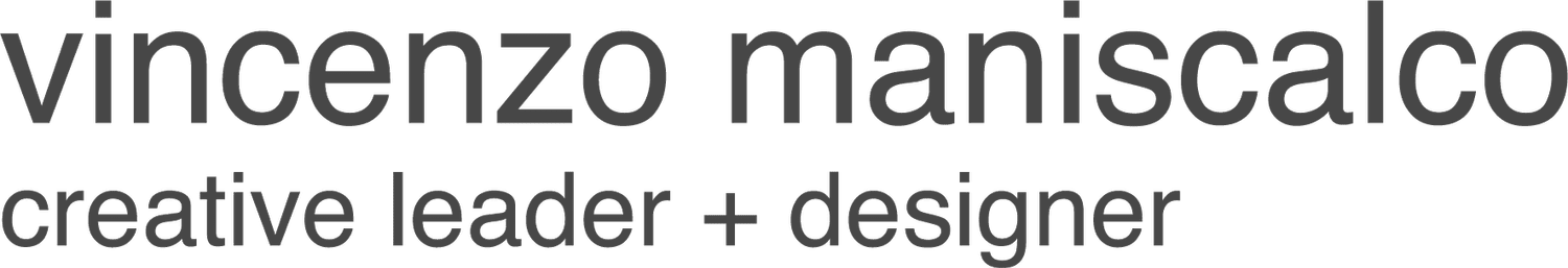 Vincenzo Maniscalco, creative leader + designer