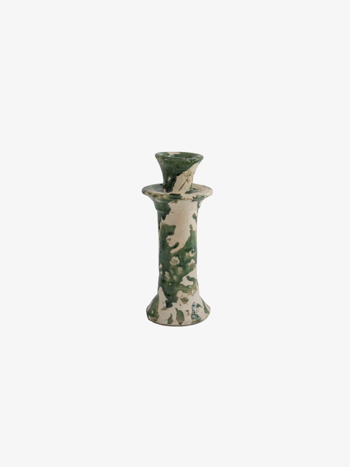 Ceramics Tamagroute splatter candle stick med.jpeg
