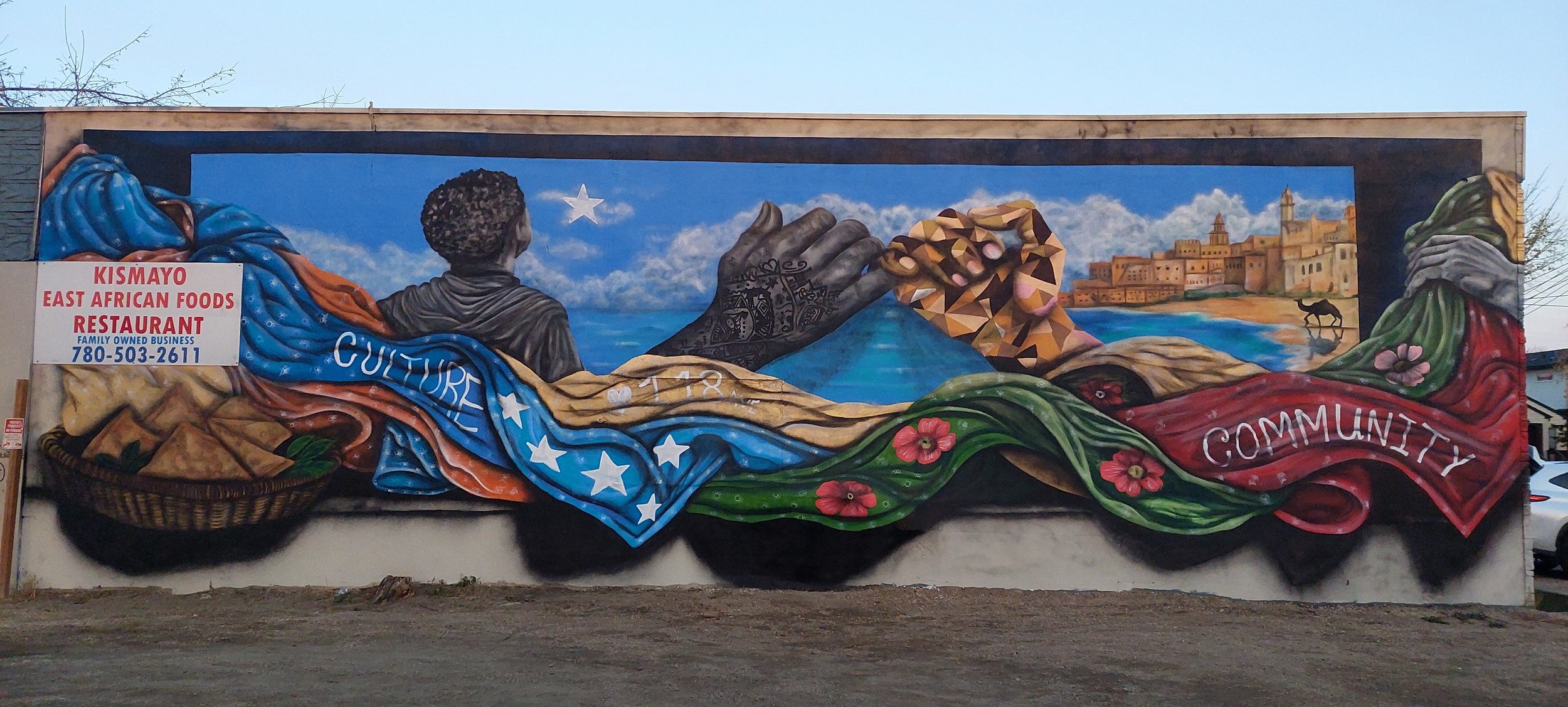 Edmonton Mural Festival x Samosa house - JD Art 3D
