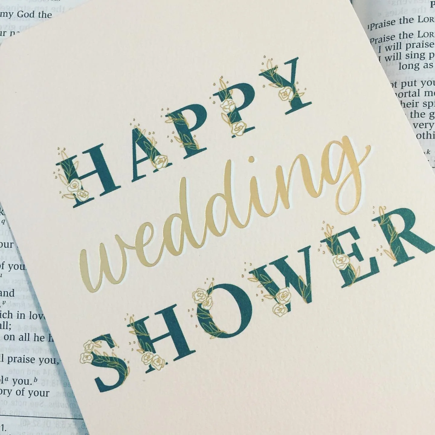 Thank you to my love for the sweet wedding shower card and flowers. He always makes me feel special!!! Also thank you to the ladies at church for praying over me and encouragement. 28 days! #meanttobemerl