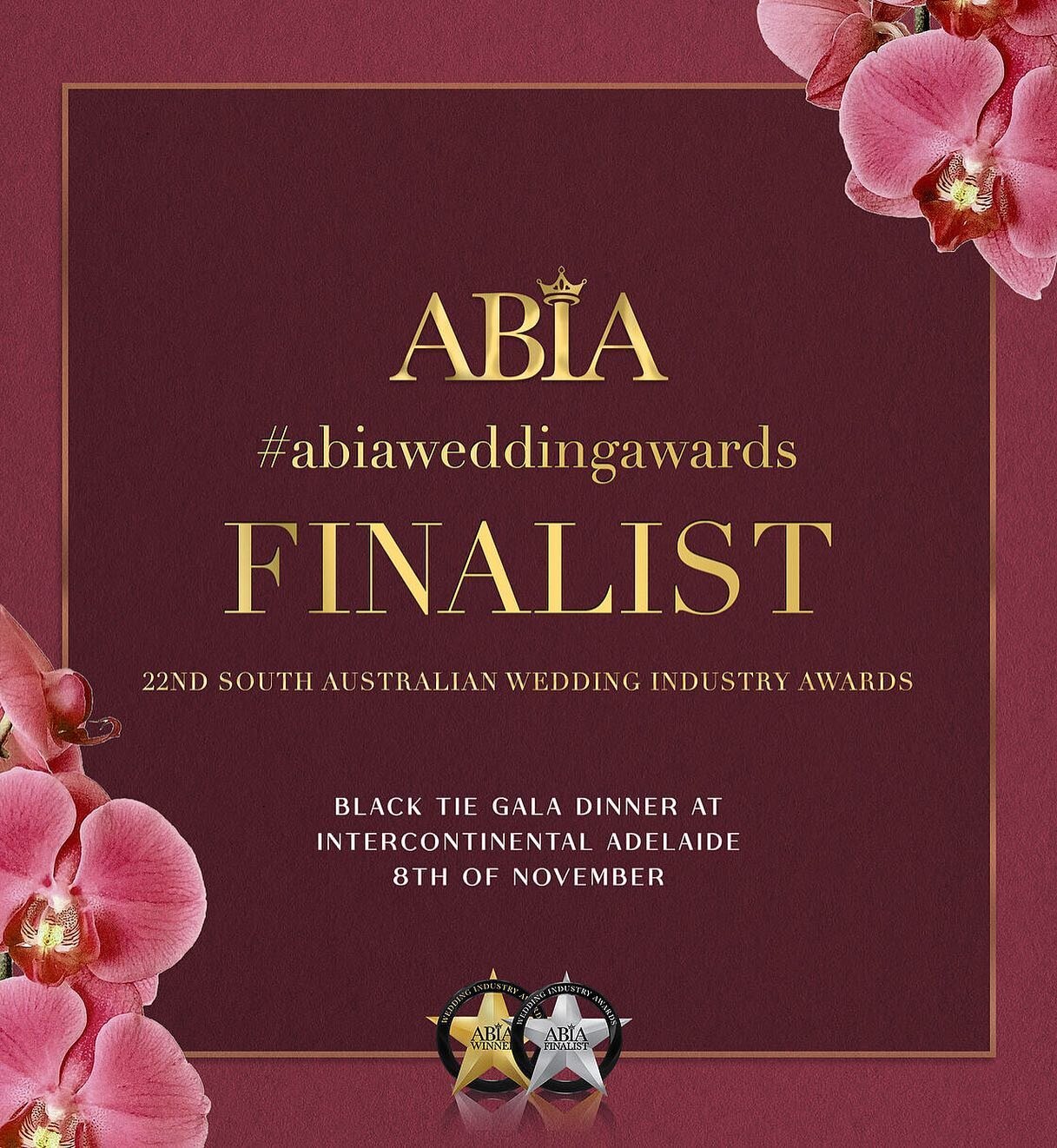 We are thrilled to be a finalist for the 6th consecutive year in South Australia&rsquo;s Wedding Awards 🤩@abiaweddings 

Thanks to our awesome team for always presenting themselves and our equipment in the best way, and to our fabulous couples that 