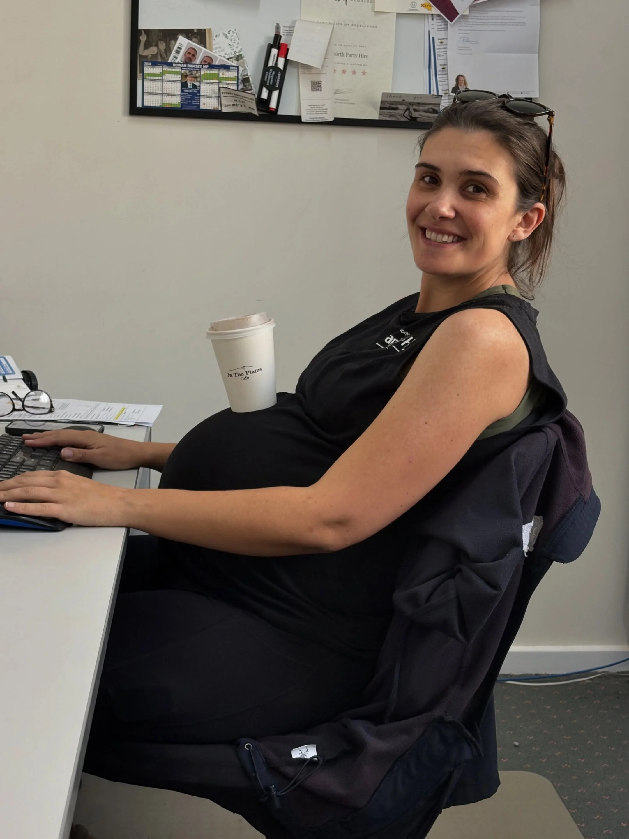 Its official! Our customer happiness master Ash is officially on maternity leave as she awaits the arrival of her identical twins 🤱🏻👨🏻&zwj;🍼 and when we say &lsquo;officially&rsquo;, we mean she will likely be in tomorrow morning staying on top 