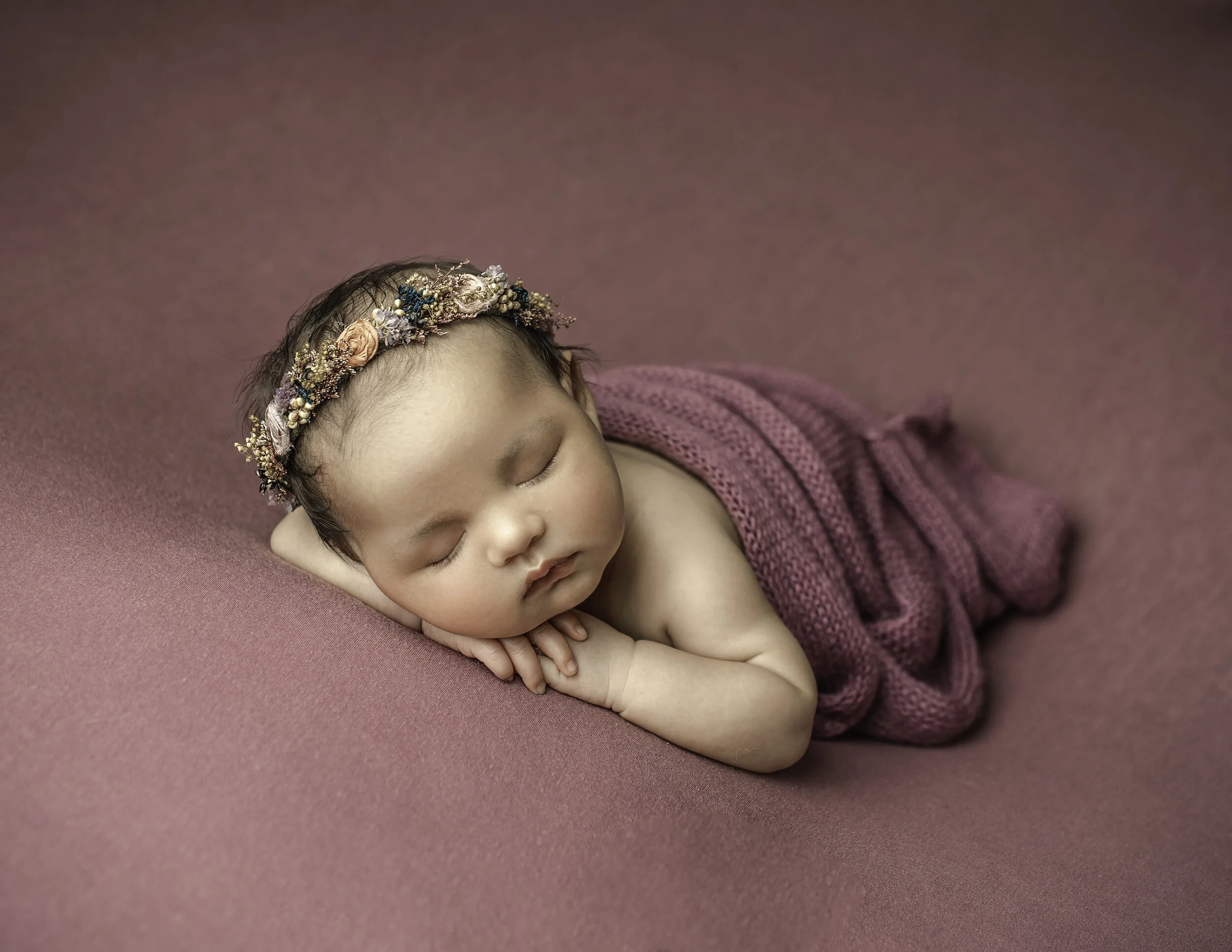 In-studio newborn session