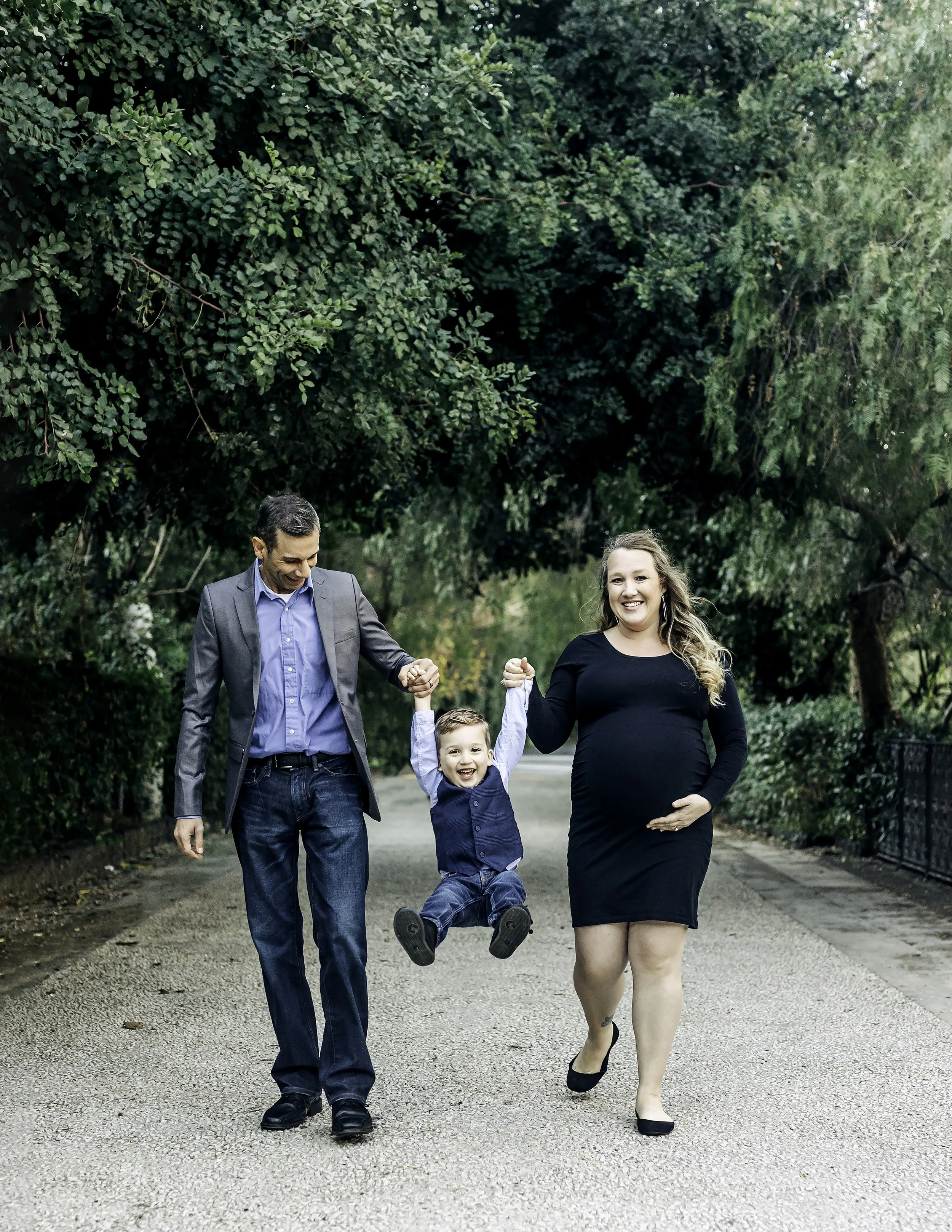 Family session at Bellini Gardens, Catania Sicily