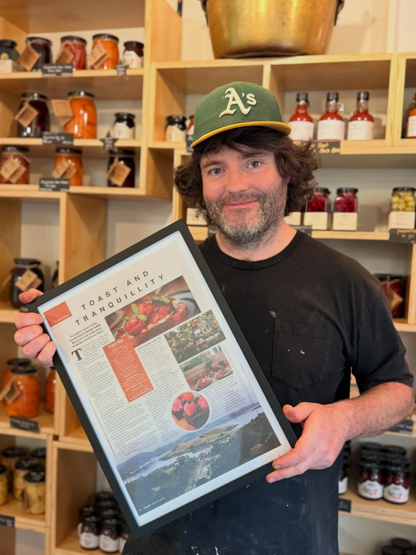 Can you guess which toast we&rsquo;re doing this weekend? 👀

It&rsquo;s the one we&rsquo;re seriously proud of&hellip; the one that made the cover of a few articles (including @nzherald and @nzstuff !).

✨ New season black peaches
✨ Balsamic red oni