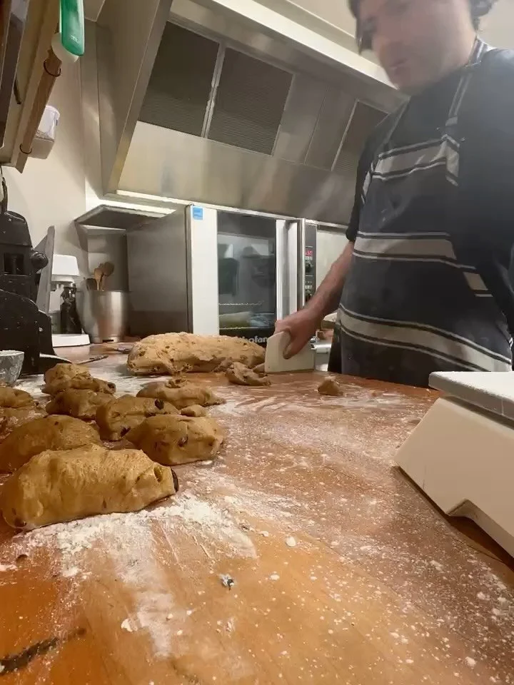 Of course there will be hot cross buns coming your way TOMORROW morning. They&rsquo;ll be ready by 10am.

Gus is also working on a &ldquo;Hot Cross Bun 2.0&rdquo; &mdash; something new and exciting 👀

The menu is up and it&rsquo;s the same as last w