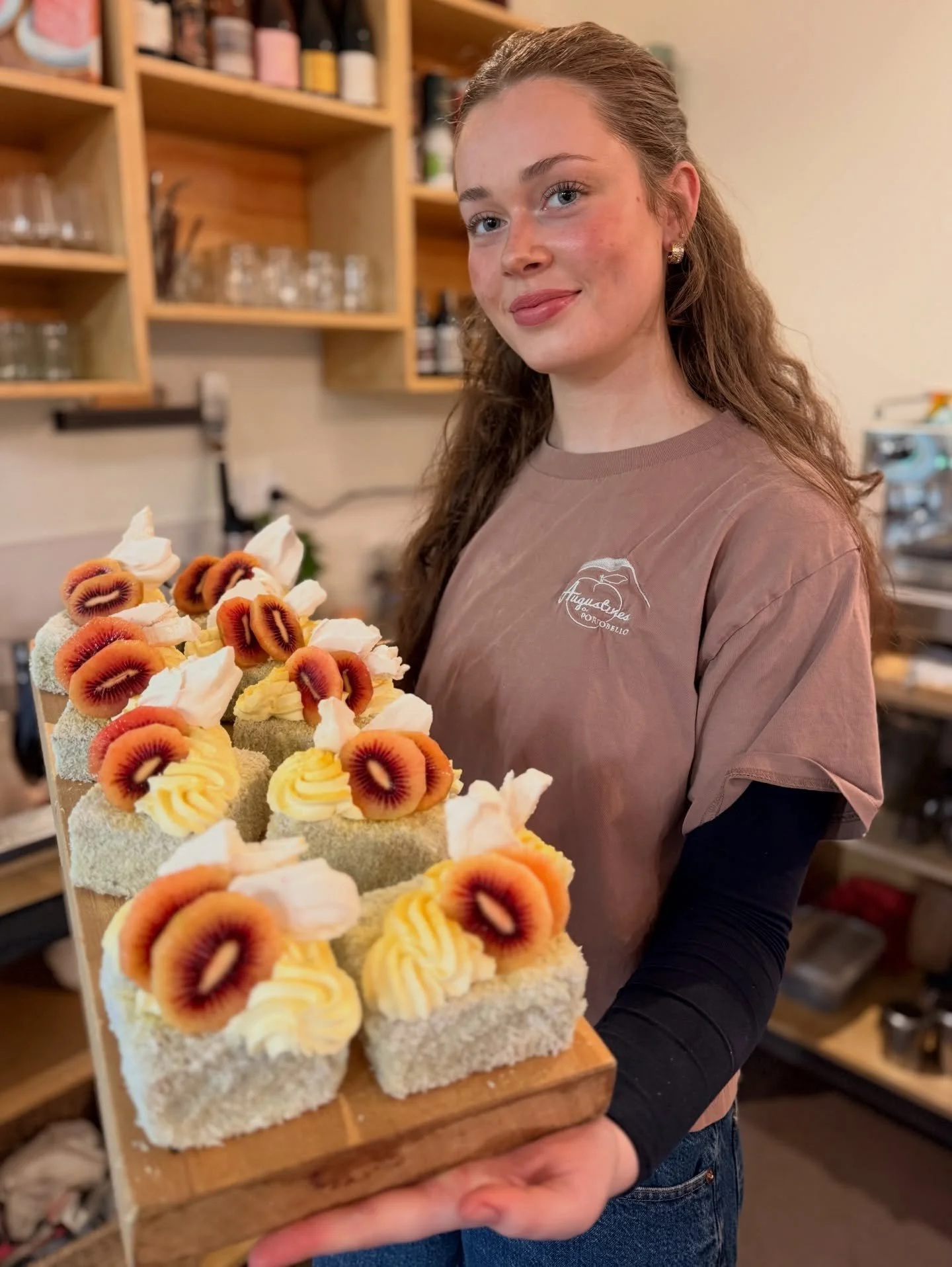 Happy Sunday 💕

Here&rsquo;s what you may have missed this weekend (if you didn&rsquo;t make it in&hellip;):

1 &amp; 2. Kiwi Lamingtons &ndash; beautifully decorated and presented by Esm&eacute;
3. Fruit danishes rising in the oven this morning
4. 