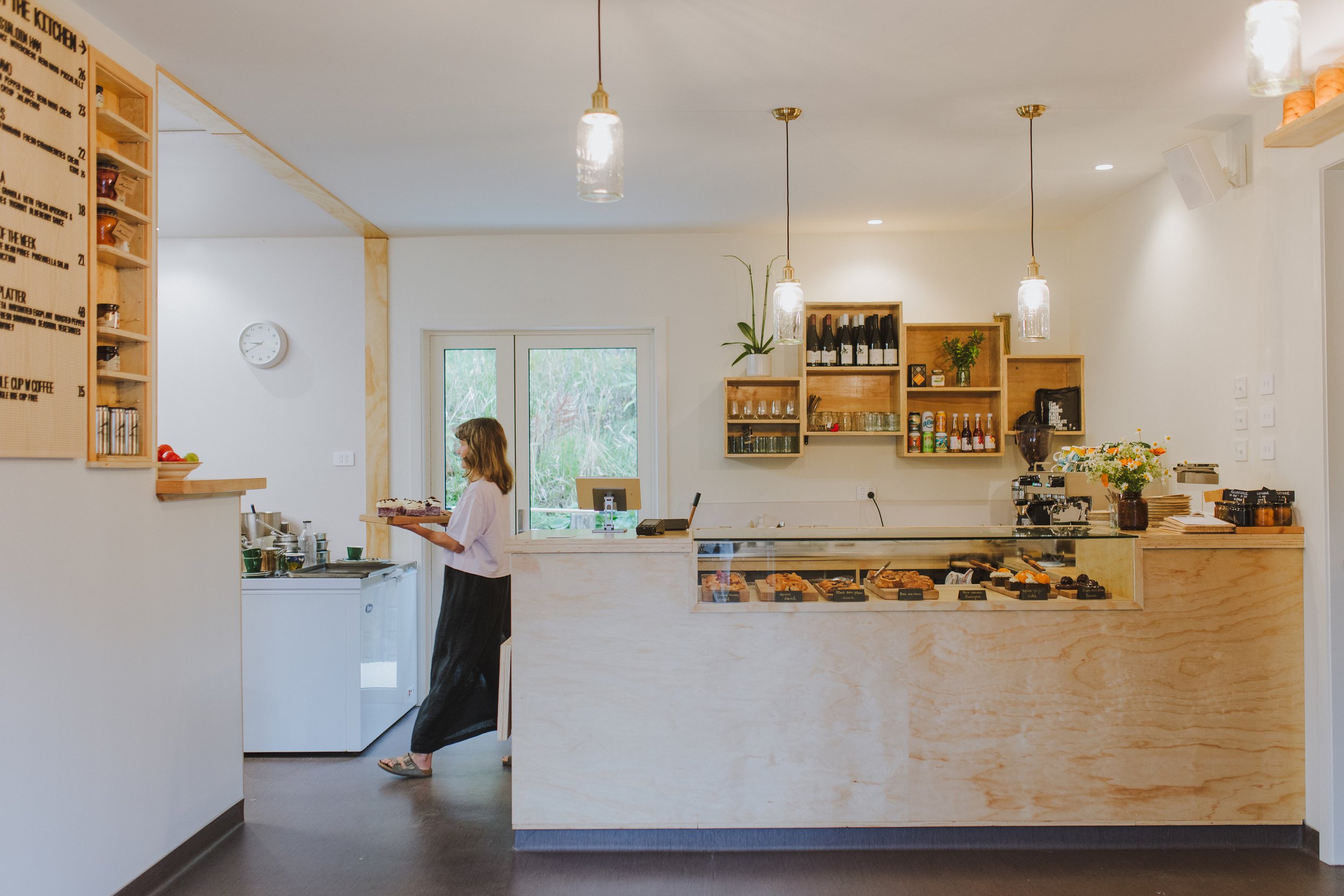 Augustines of Portobello counter and range of pastries