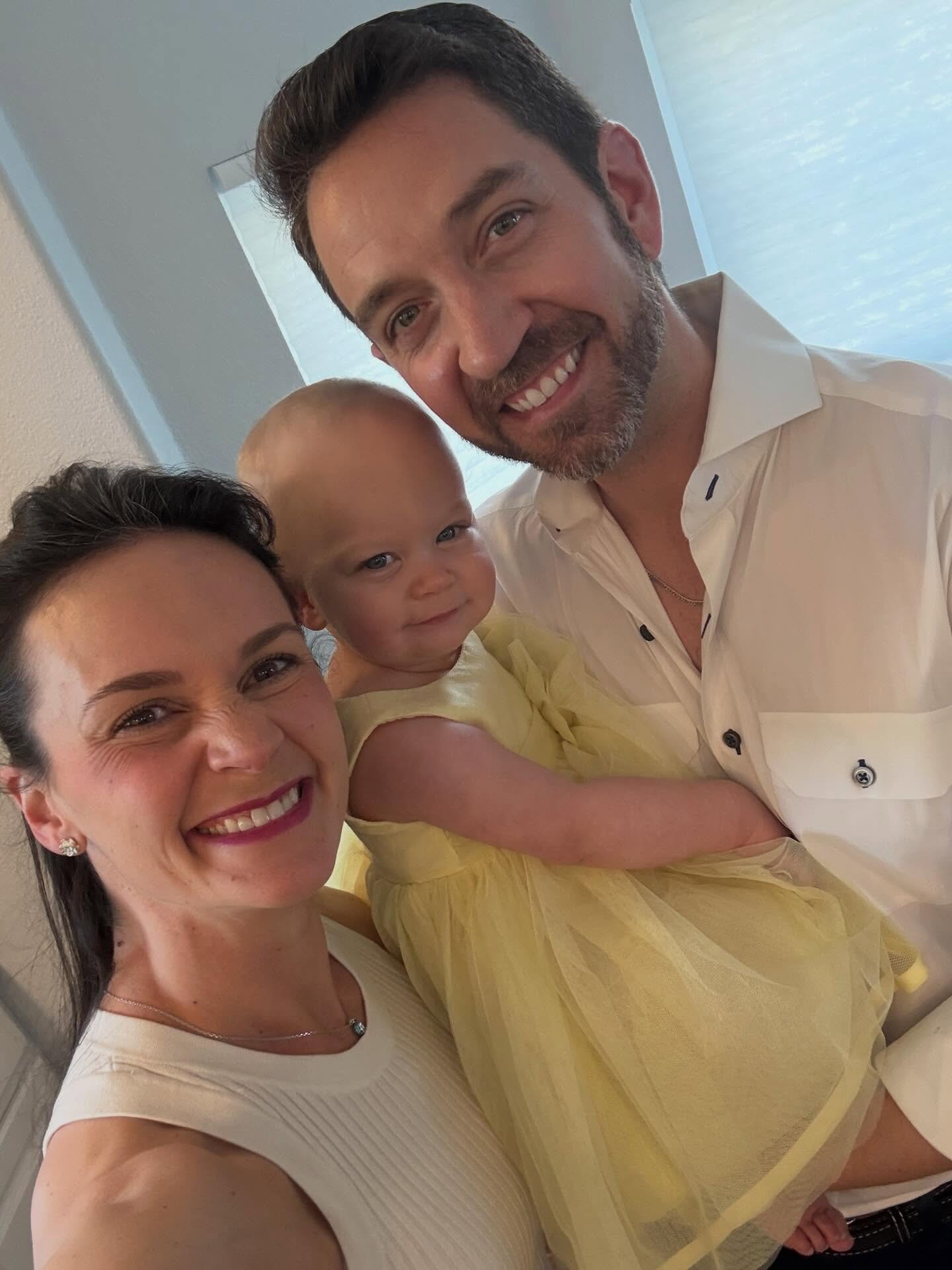 This spirited girl with an infectious smile gave me my dream role! The past year was the best of my life and I am honored to play &ldquo;mama&rdquo; now forever. 

Happy FIRST birthday to our baby girl, Livia Rose. 🩵

We had a magical ONEderful Worl