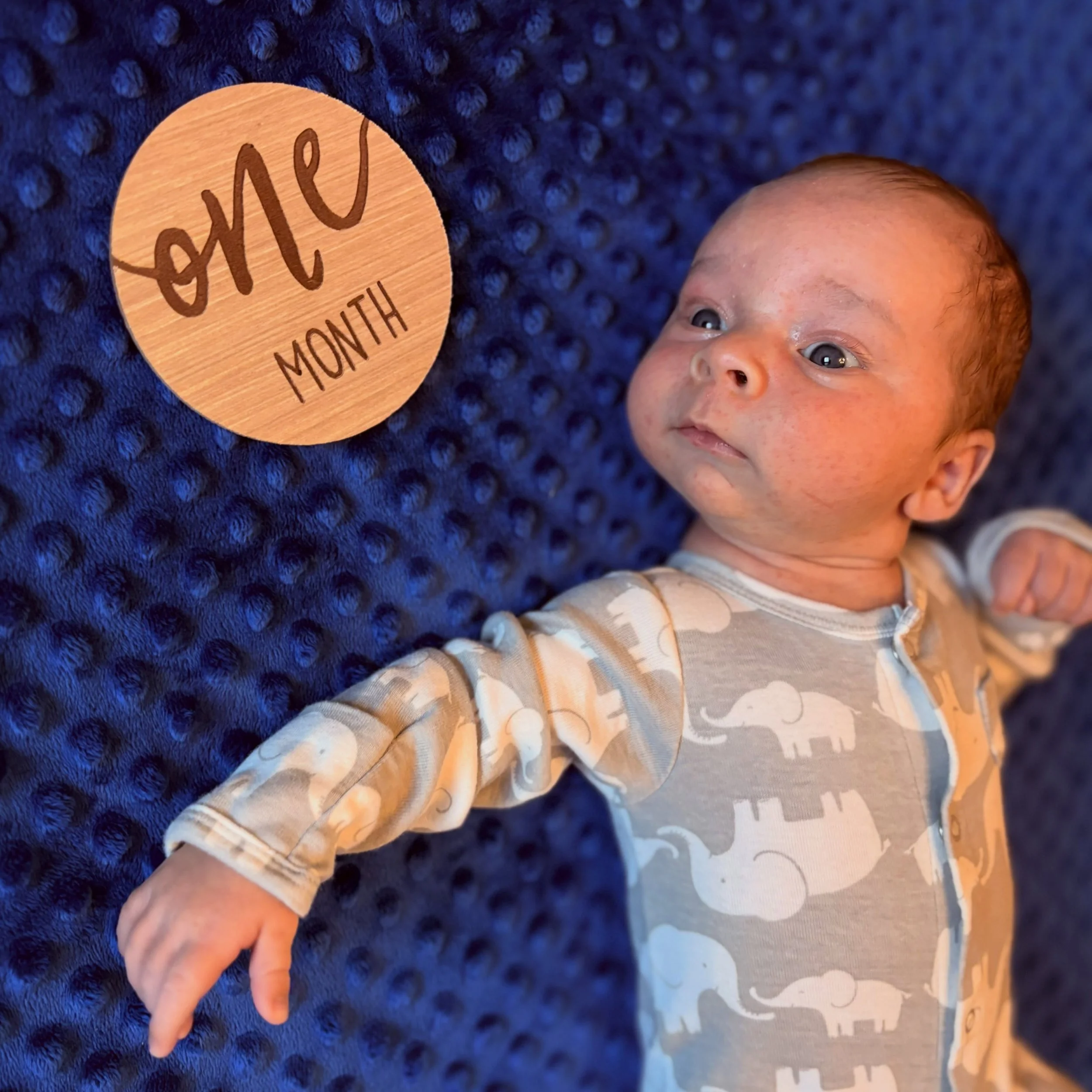 One month of snuggles, a lifetime of memories. 💙