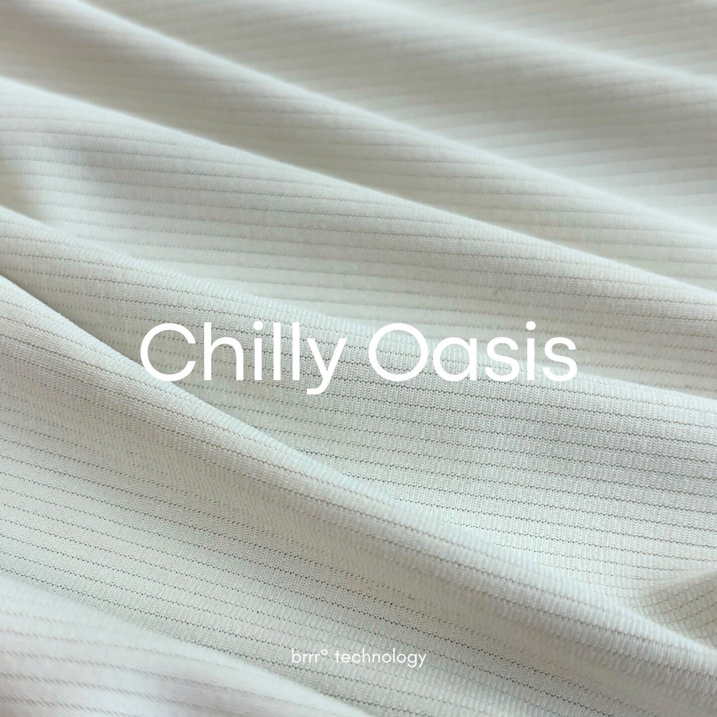 Chilly Oasis - brrr&deg; Recycled ❄️♻️ 
Explore the coolest breakthroughs in modern tech! 
.
🔹 Item: K11406A0
🔹 Content: Recycle brrr&deg; + Spandex
🔹 Weight: 125gsm
🔹 QMAX: 0.14W/CM2 , brrr&deg; certified
.
Get ready to 🧊chill with brrr&deg; ❄️