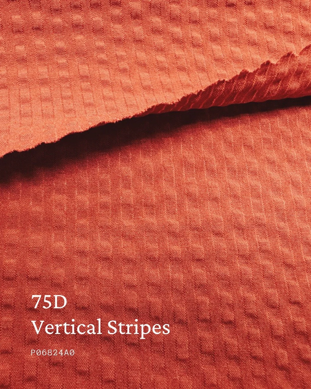 75D Vertical Stripes 🧵
Bold structure with modern dimension &mdash; a technical fabric for sleek style and durable versatility. 🔶

#labtexcoltd #labtex #innovativematerials #sustainablefabrics #sustainabledevelopment #trendforecasting #75DStripes #