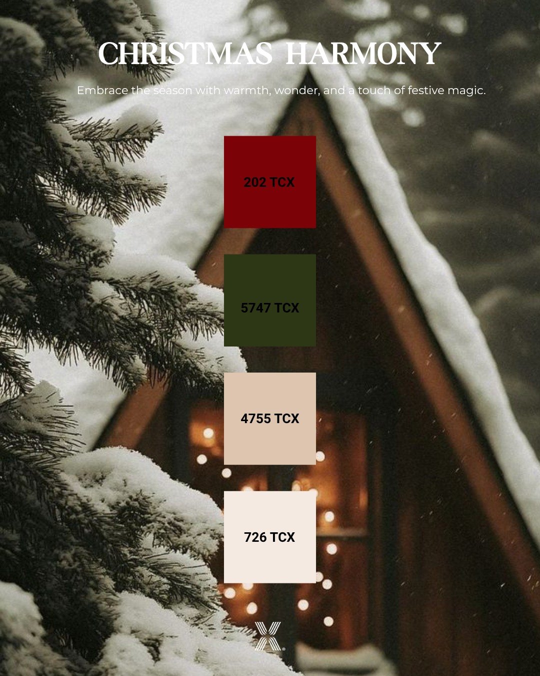 🎄 COLOR STORY: CHRISTMAS PALETTE ✨

Inspired by the warmth of festive reds, the calm of evergreen tones, and the glow of winter whites.

This Christmas palette brings together joy, coziness, and a touch of magic &mdash; creating colors that feel lik