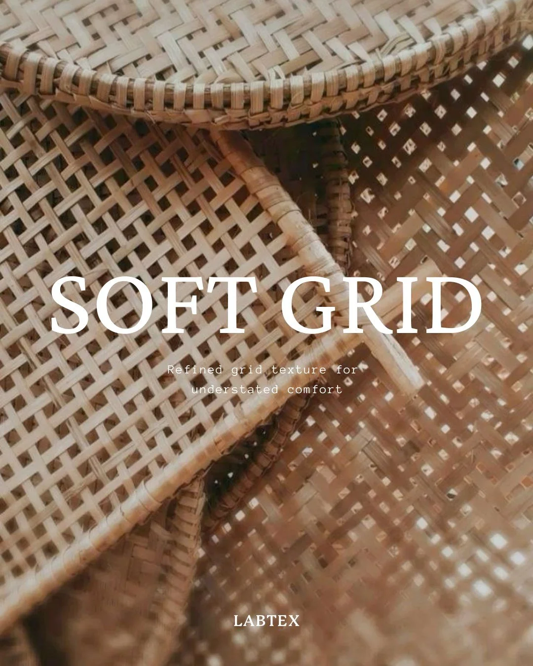 A new beginning for 2026 ✨

Knits and wovens reimagined with a softer touch,
enhanced by soluble yarn for subtle sheen and comfort.
Beyond the traditional grid &mdash; refined, upgraded, evolving.

🧵 SOFT GRID
Refined grid texture for understated co