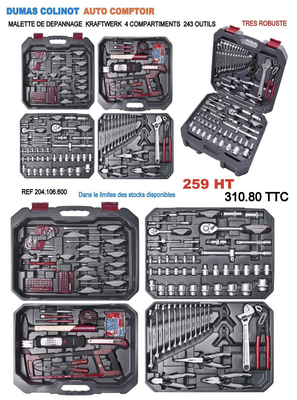 Outils dépannage 