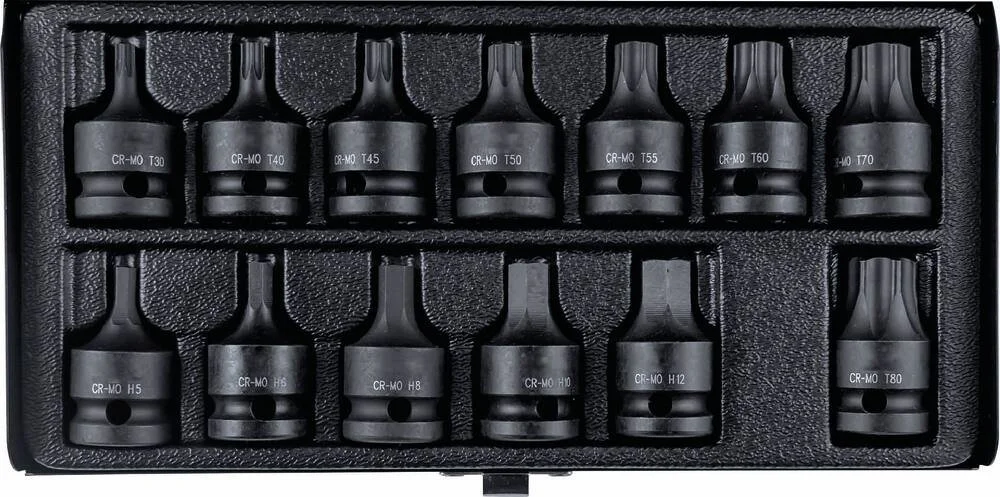 Douilles tournevis à chocs de 1/2" 6 pans et Torx STILKER 67406 Nevers Decize Cosne sur Loire
