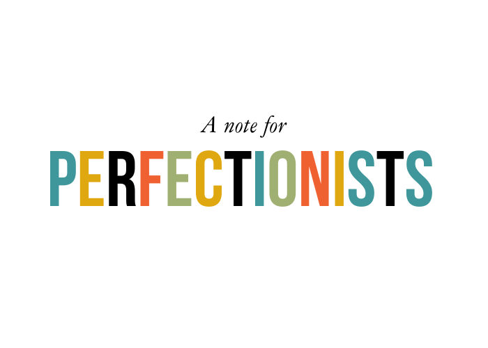 A one day website is perfect for perfectionists!