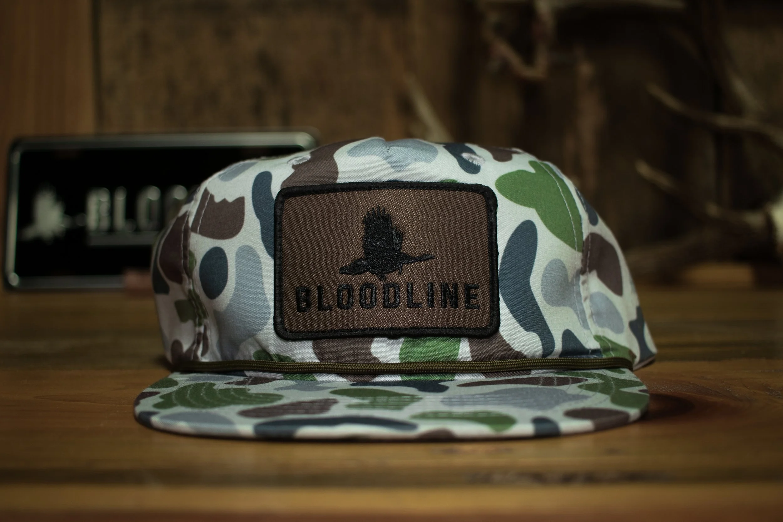 Brackish Bloodline Embroidered Patch Rope Hat