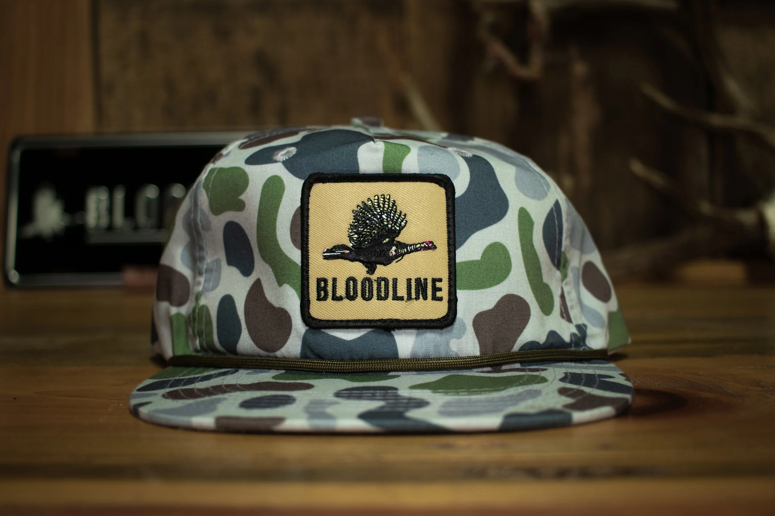 Brackish Bloodline Embroidered Colored Patch Rope Hat