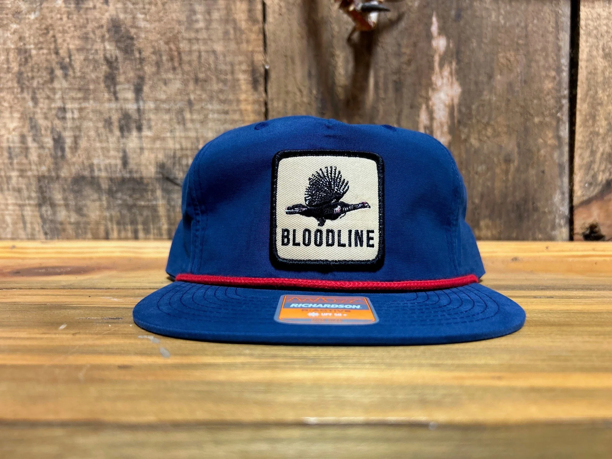 Navy/Red Rope Bloodline Embroidered Patch Hat