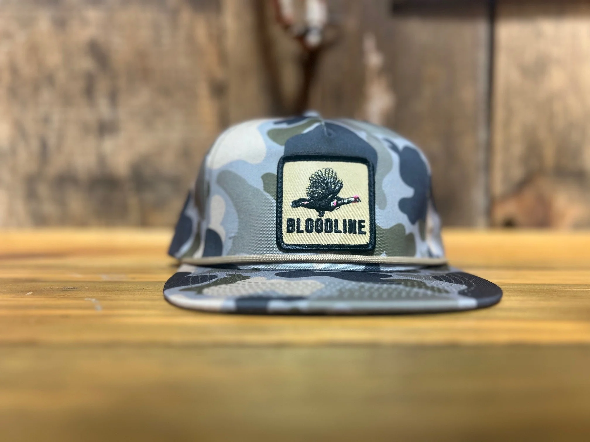 Light Duck Bloodline Embroidered Colored Patch Rope Hat