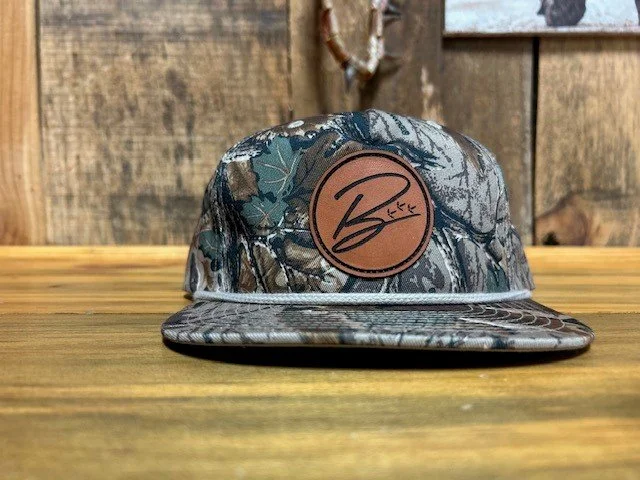 Richardson Realtree Advantage Branded B Leather Patch Hat