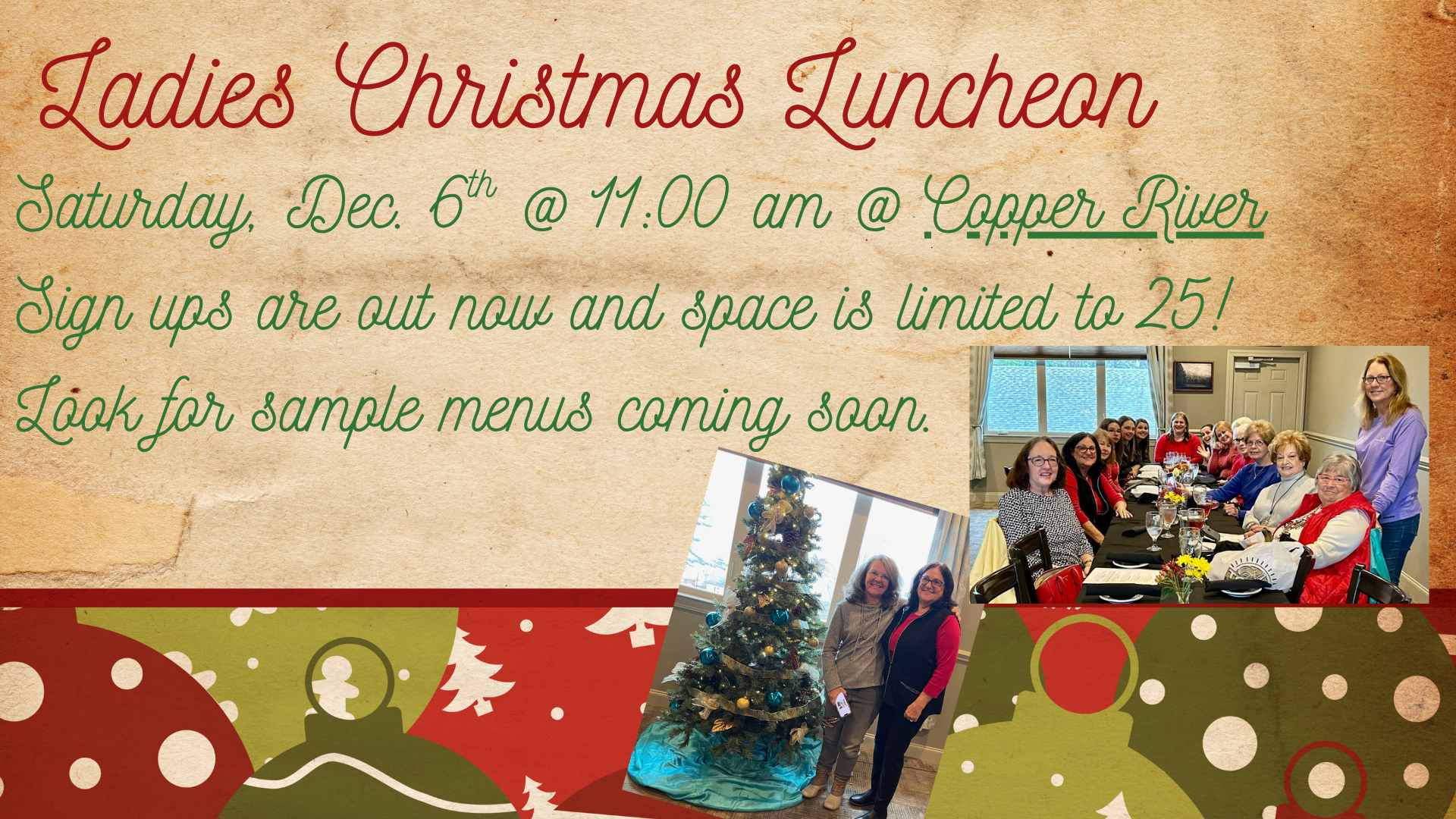 Ladies Christmas Luncheon