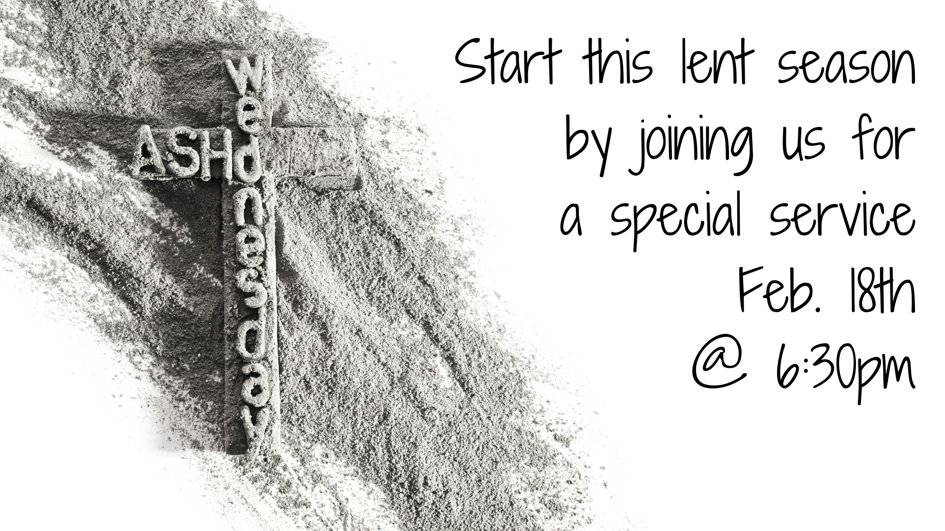 Ash Wednesday Service