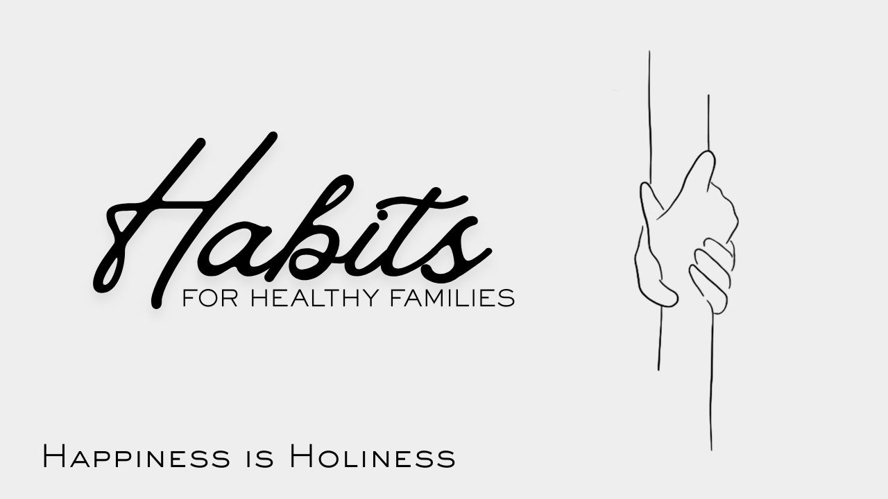 HABITS for Healthy Families - Happiness is Holiness