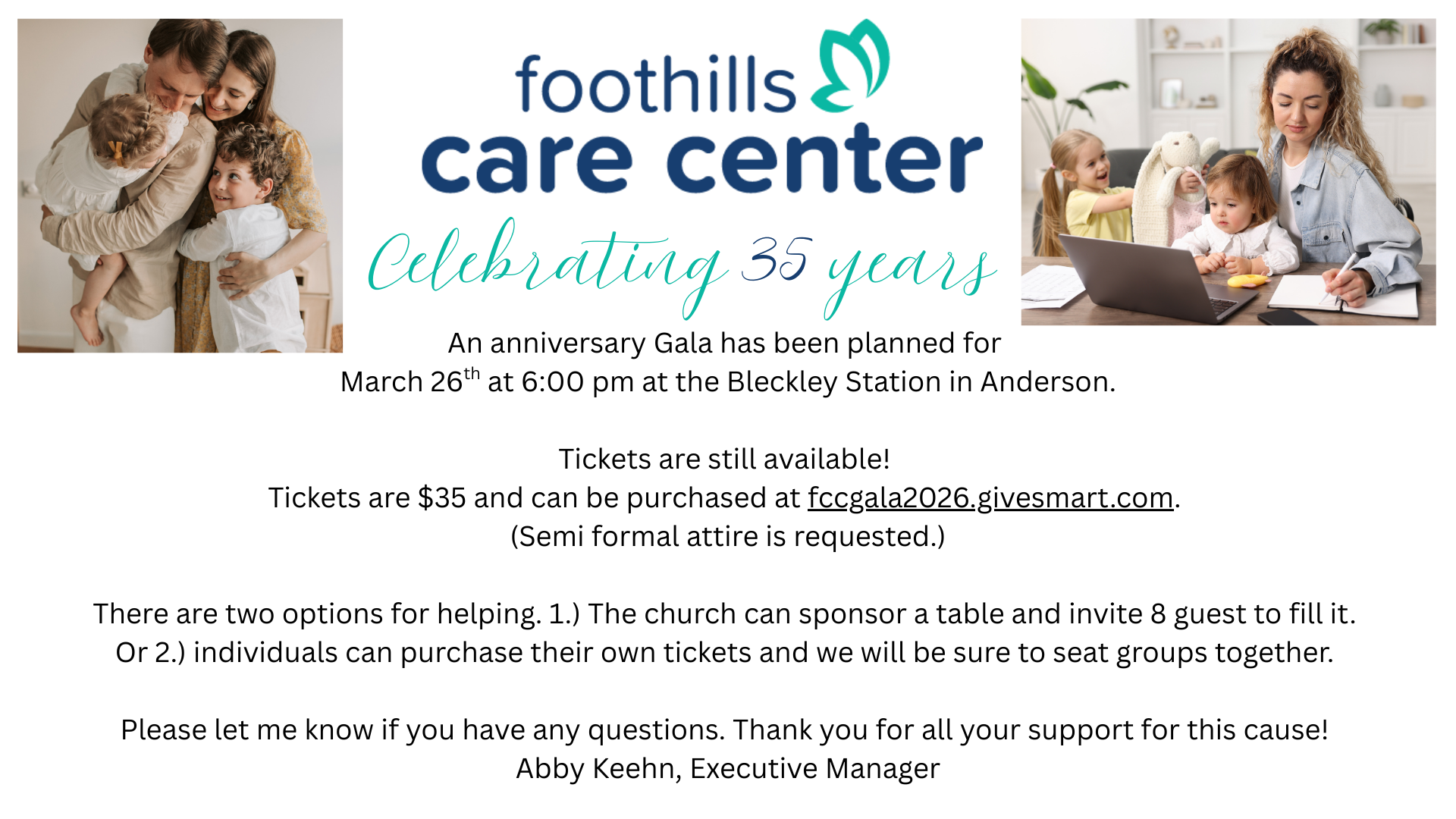 Foothills Care Center Gala