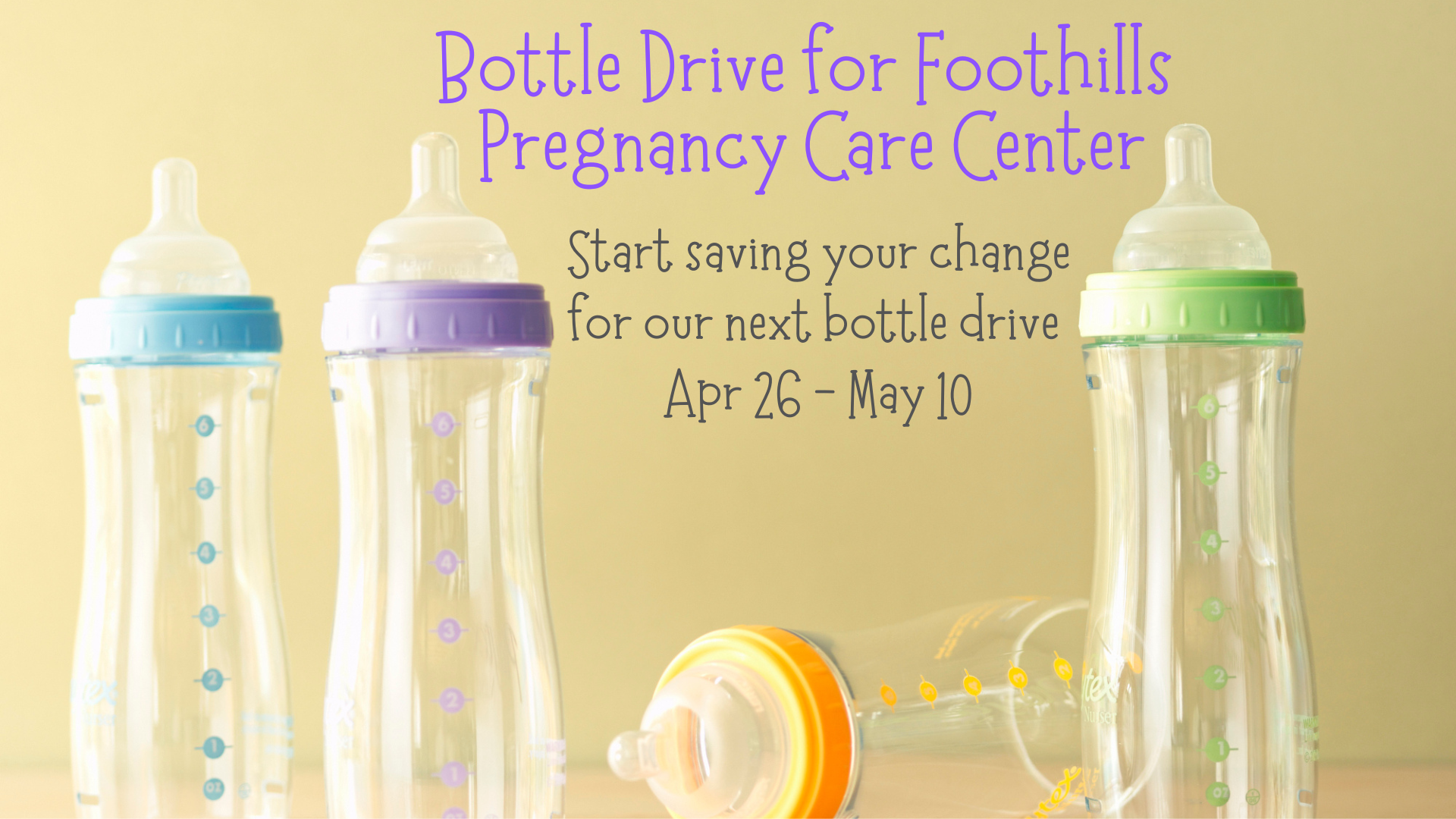 Baby Bottle Drive