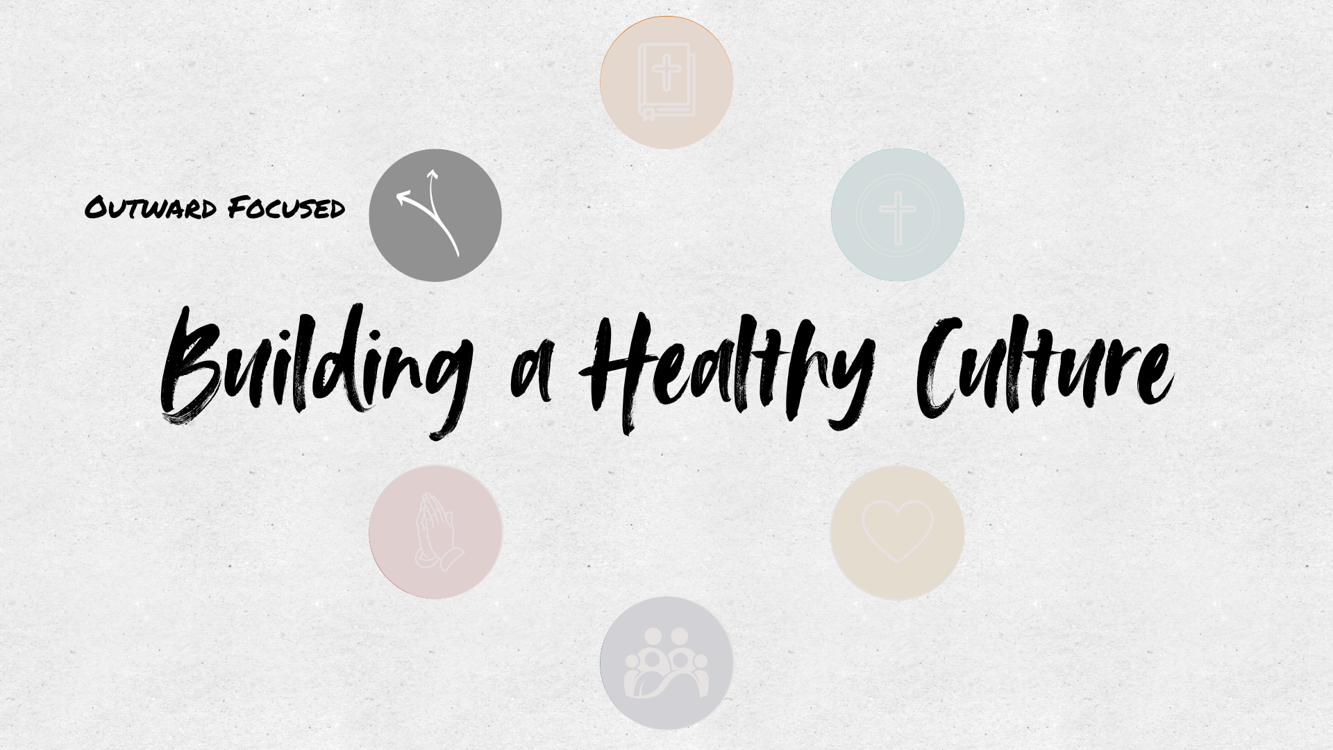 Building a Healthy Culture - Outward Focused