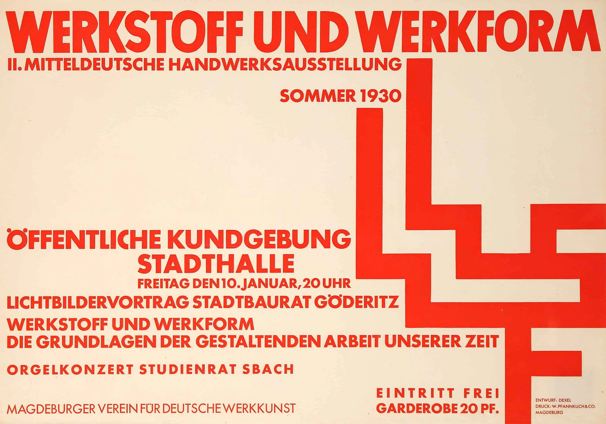 Walter Dexel (German, 1890–1973): Posters