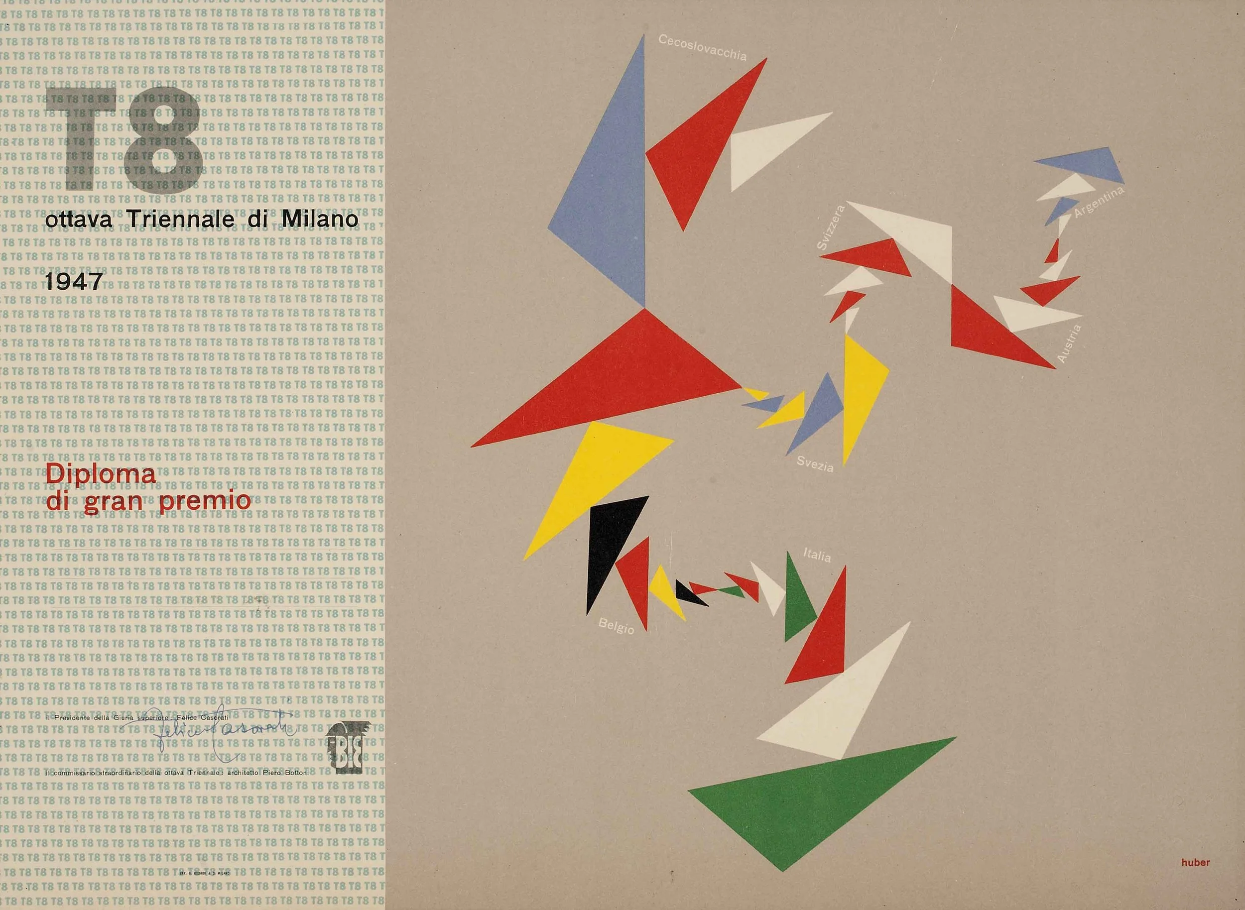 Max Huber (Italian, born Switzerland. 1919–1992)