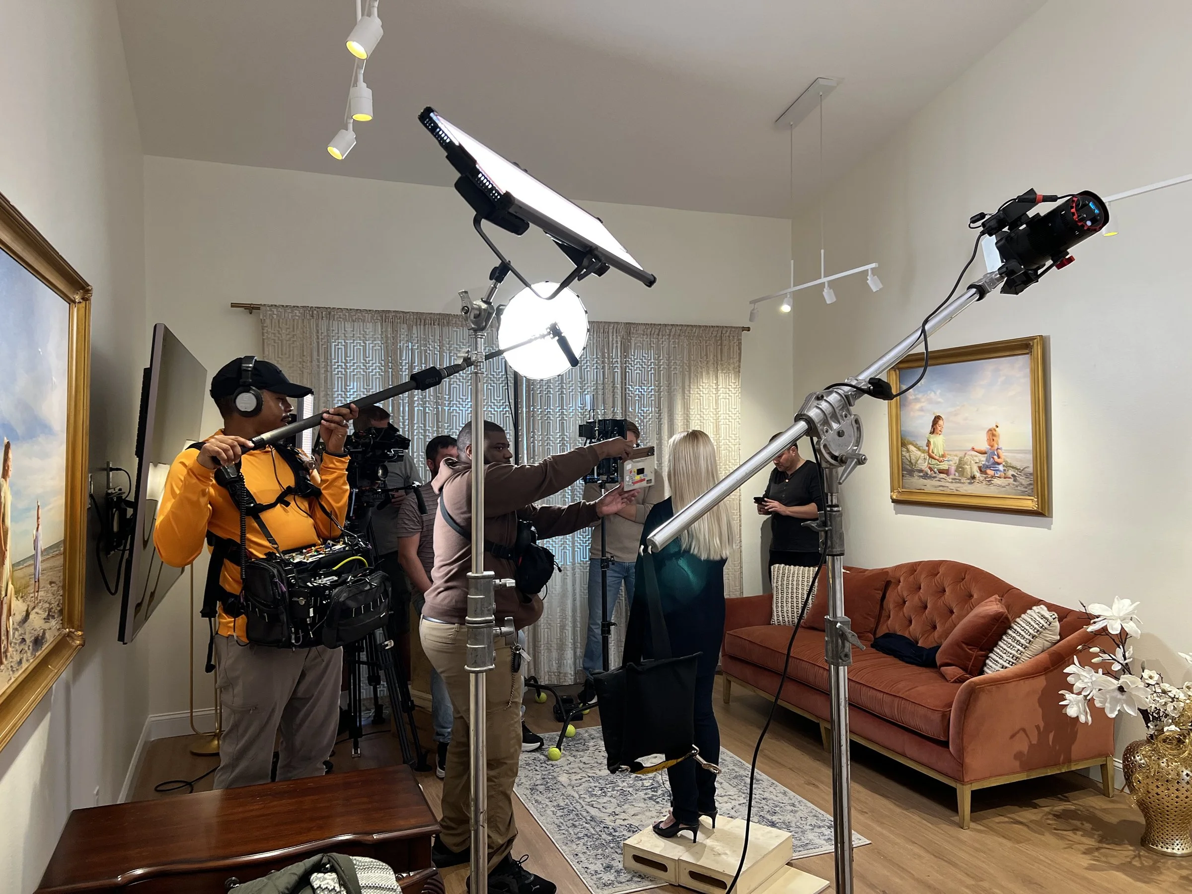 Ela Hersberger, ABC live TV, happy turn