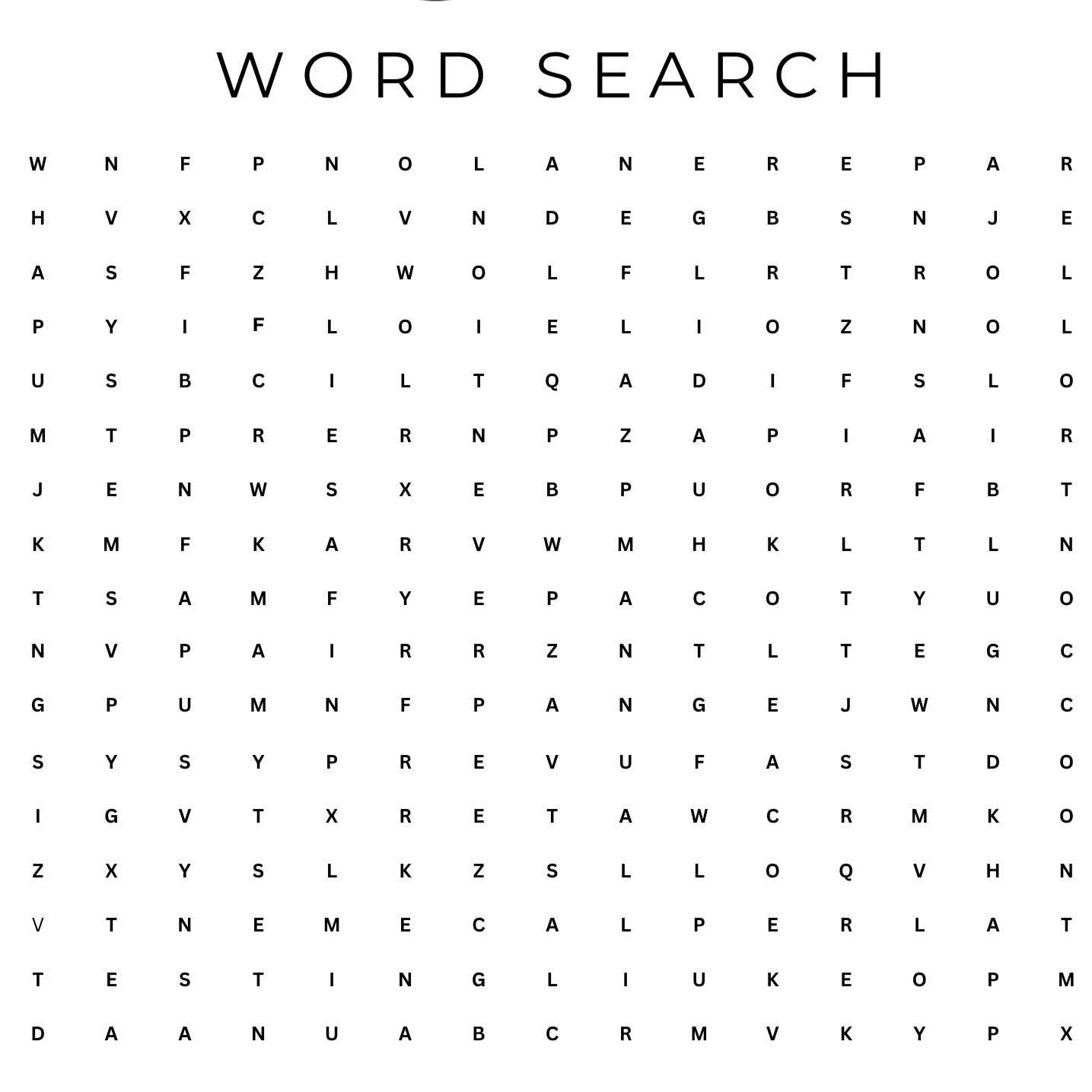 Fire Protection Word Search