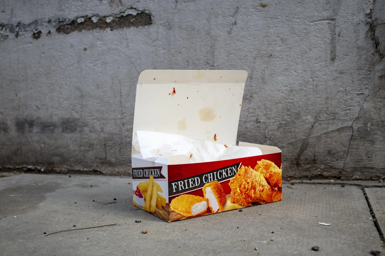 Takeaway chicken box