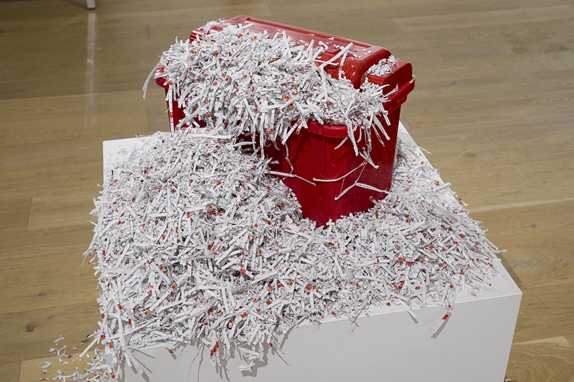 © Photo by Guy L'Heureux, RED INK/ENCRE ROUGE by Dominic Lafontaine, 2026.