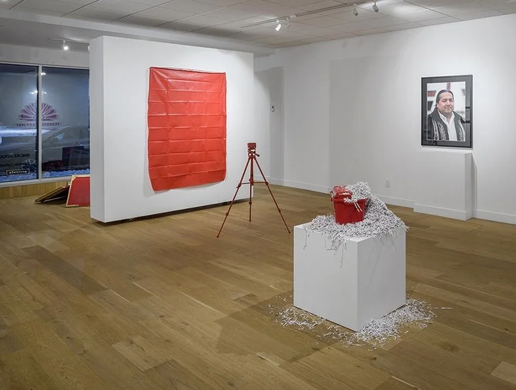 © Photo by Guy L'Heureux, RED INK/ENCRE ROUGE by Dominic Lafontaine, 2026.