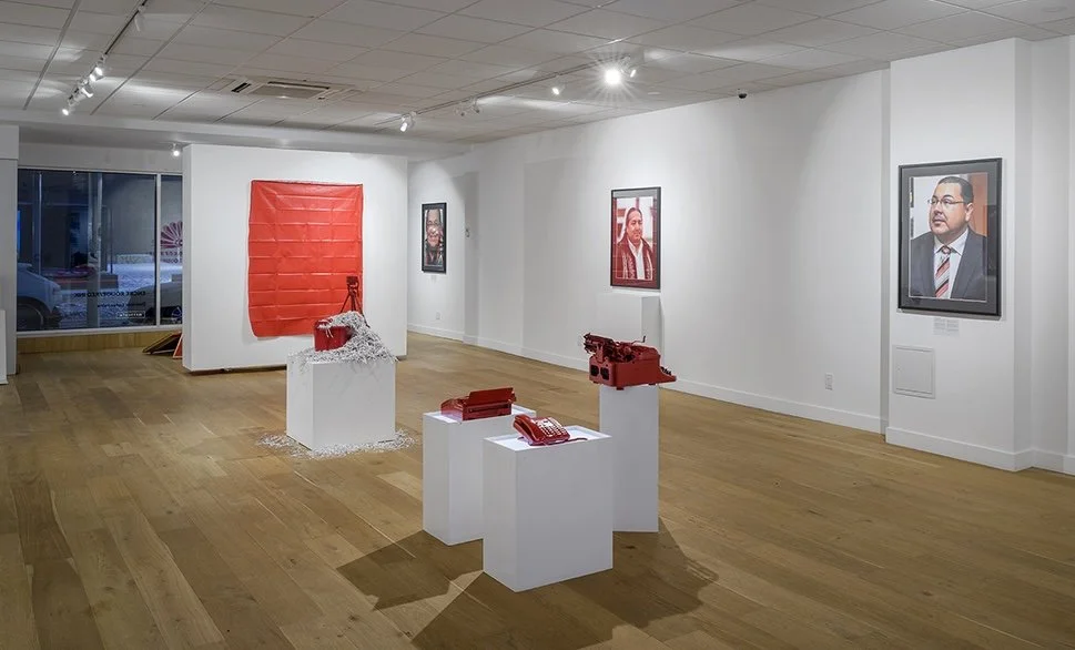 © Photo by Guy L'Heureux, RED INK/ENCRE ROUGE by Dominic Lafontaine, 2026.