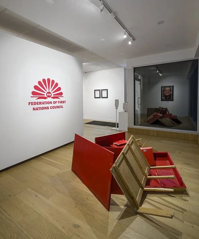 © Photo by Guy L'Heureux, RED INK/ENCRE ROUGE by Dominic Lafontaine, 2026.